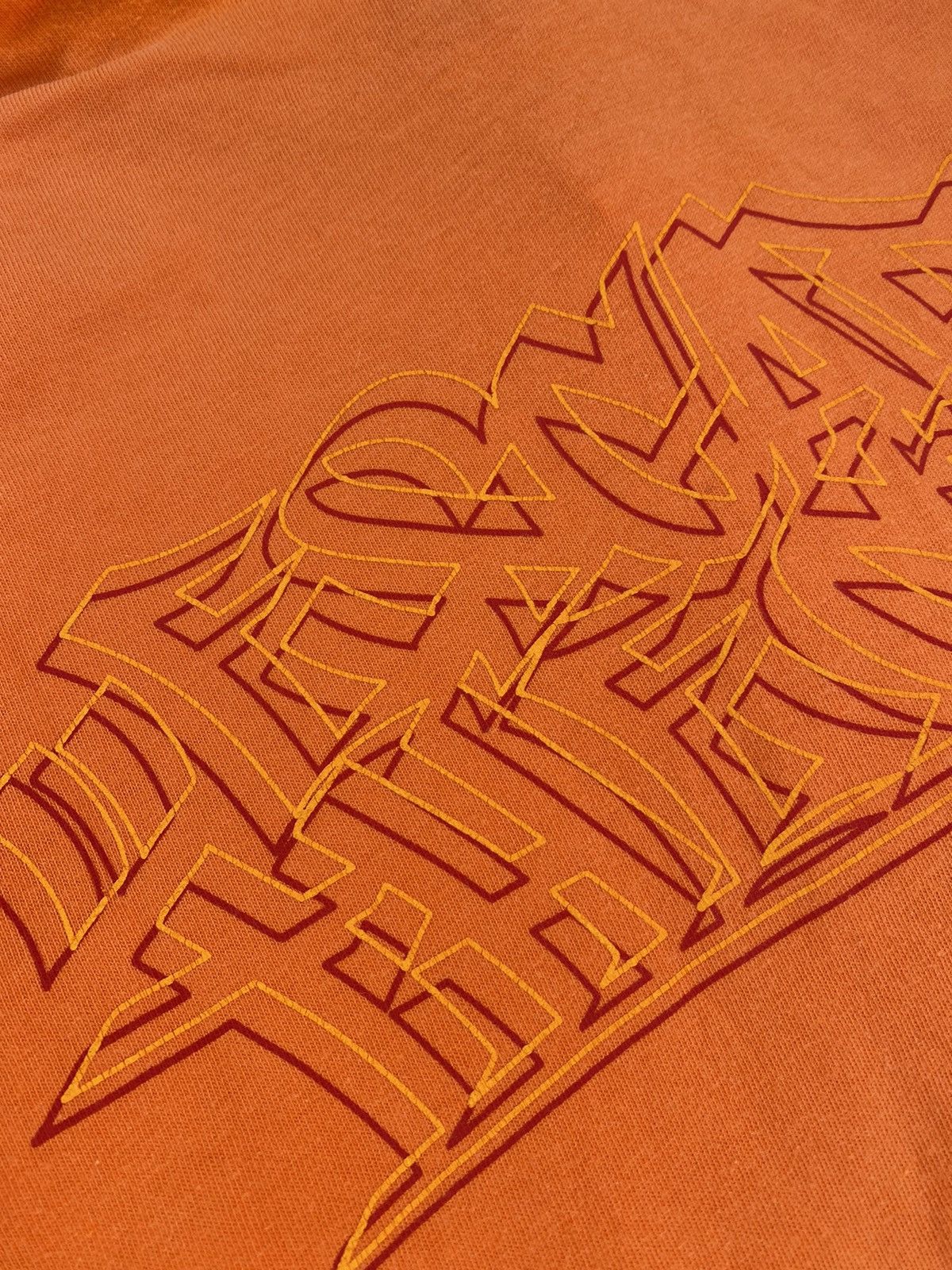 Nike Vintage Y2K Nike Big Logo “ESCAPE THE CITY” Orange Polo Size US L / EU 52-54 / 3 - 22 Thumbnail