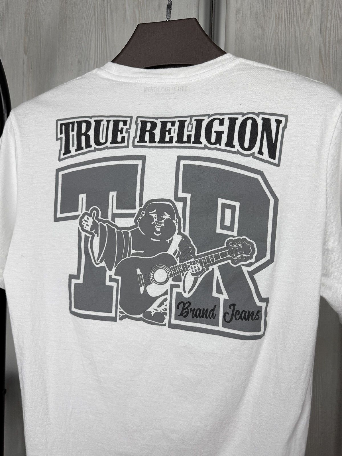 True Religion True Religion double side big logo white tee shirt size M Size US M / EU 48-50 / 2 - 2 Thumbnail