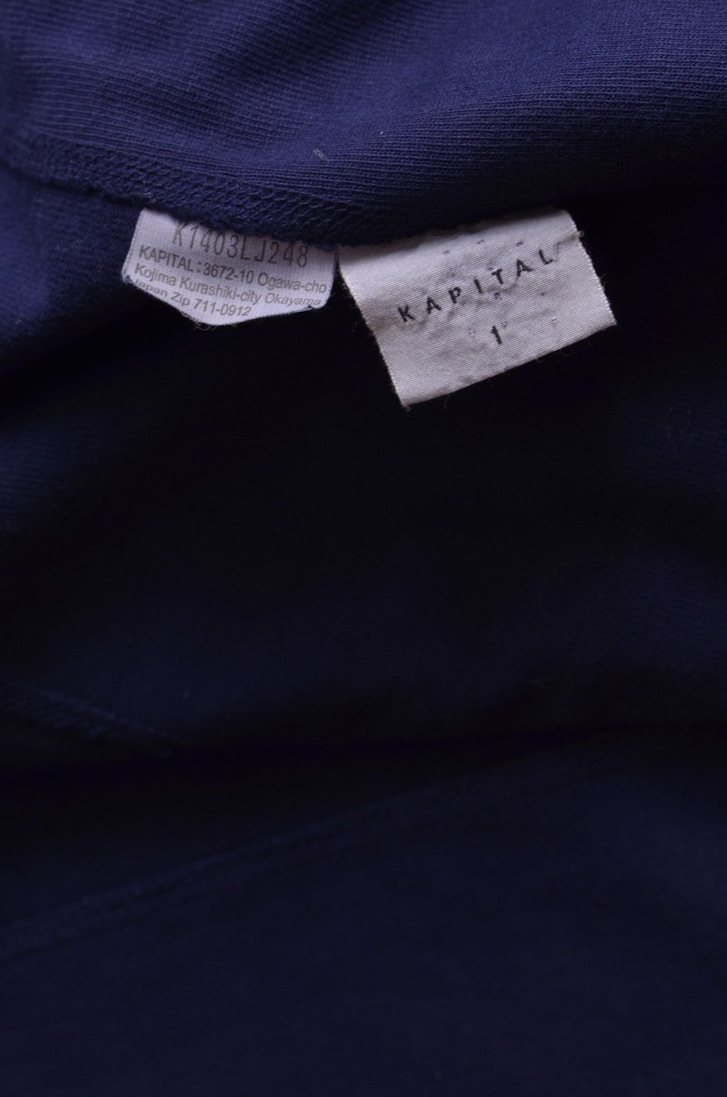 Kapital KAPITAL Mens Dark Blue Cotton Blazer Jacket Made in Japan Size US M / EU 48-50 / 2 - 5 Thumbnail