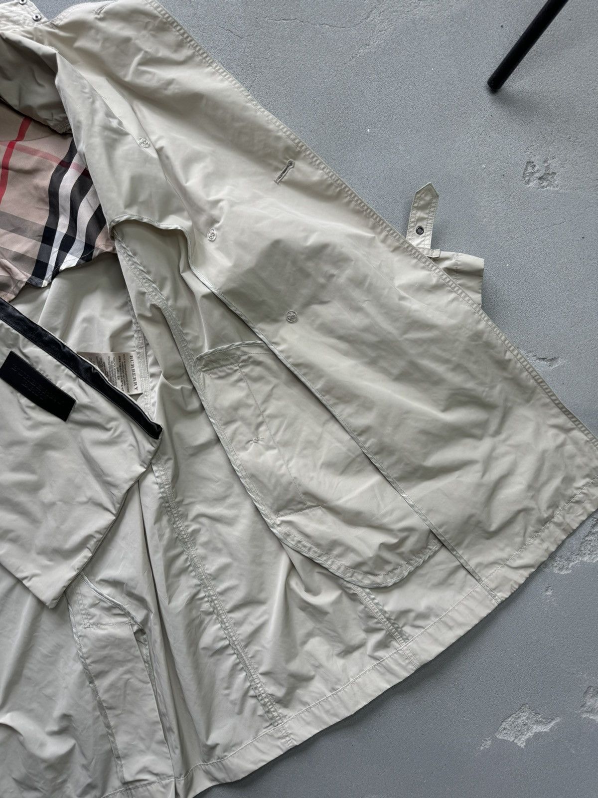 Burberry Burberry Brit Lux Iconic Double Boards Beige Trench Coat Size S / US 4 / IT 40 - 5 Thumbnail