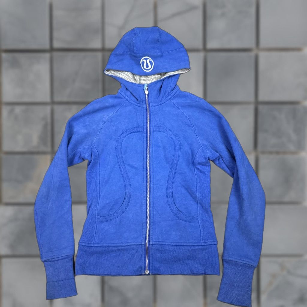 Lululemon Lululemon Jacket Womens 4 Blue Special Edition Scuba Full Zip Hooded All Seasons Size S / US 4 / IT 40 - 1 Thumbnail