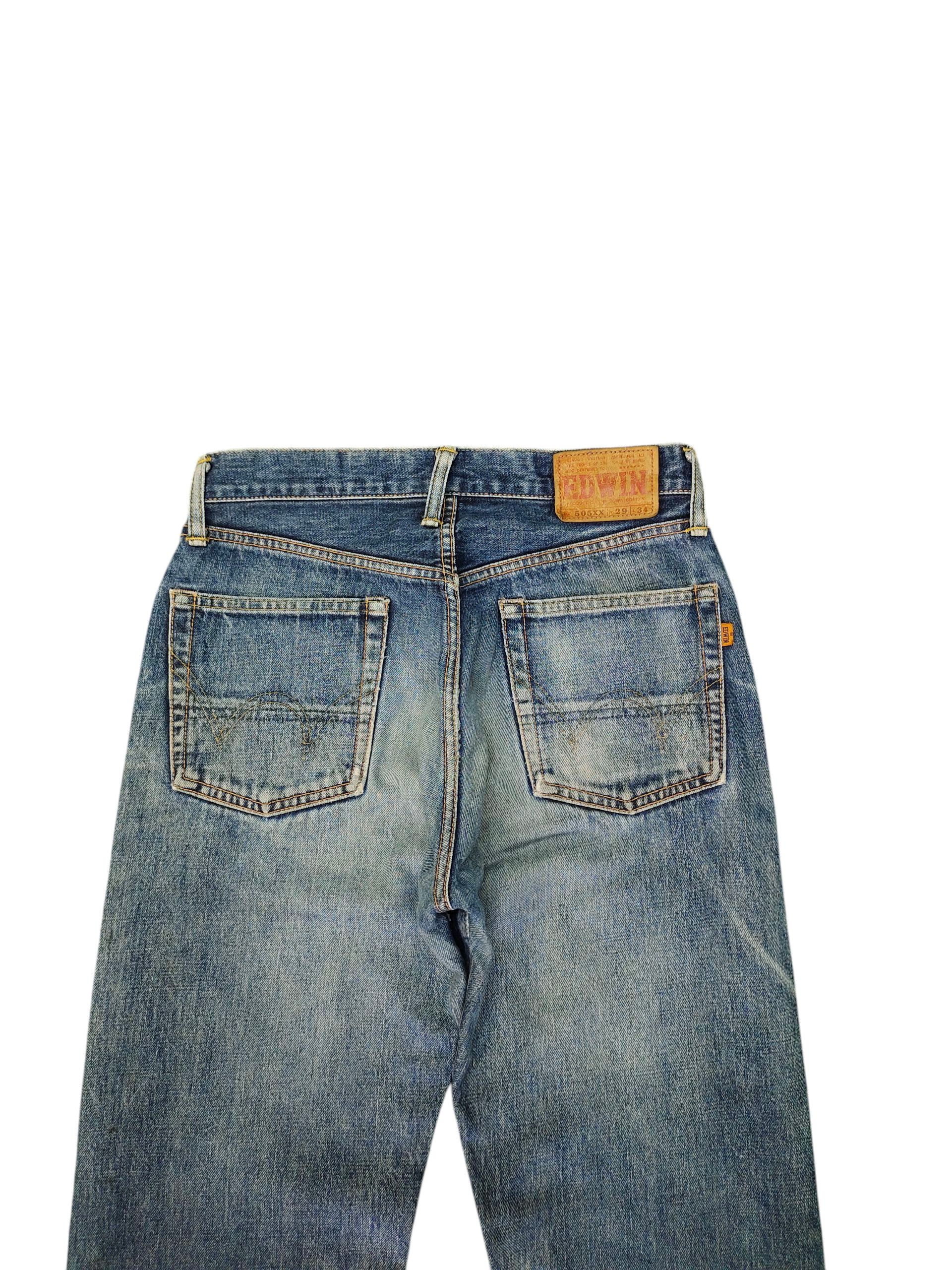 Kapital Vintage 90s Edwin 505xx Selvedge Dirty Distress Denim Jeans Size US 29 - 9 Thumbnail