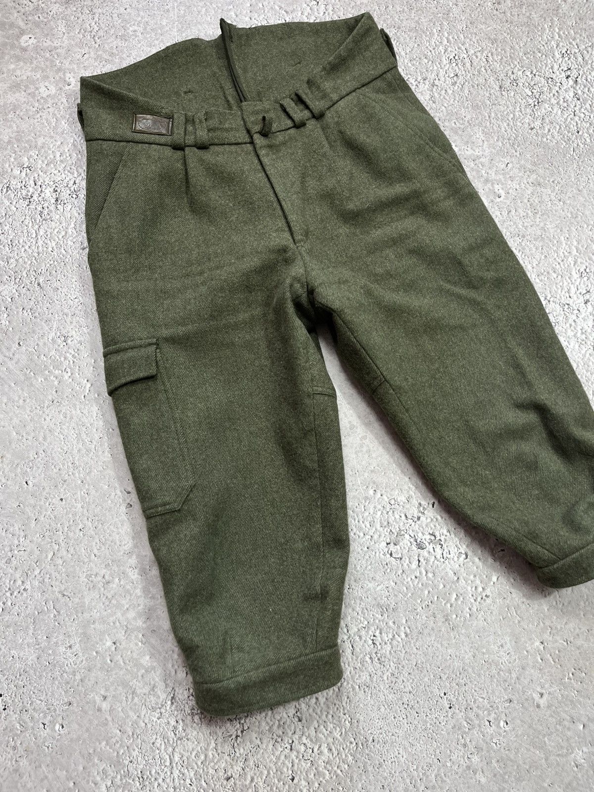 Other Jagdhund Loden Wool Alpine Hunting Breeches Green Pants 48 Size US 32 / EU 48 - 4 Thumbnail