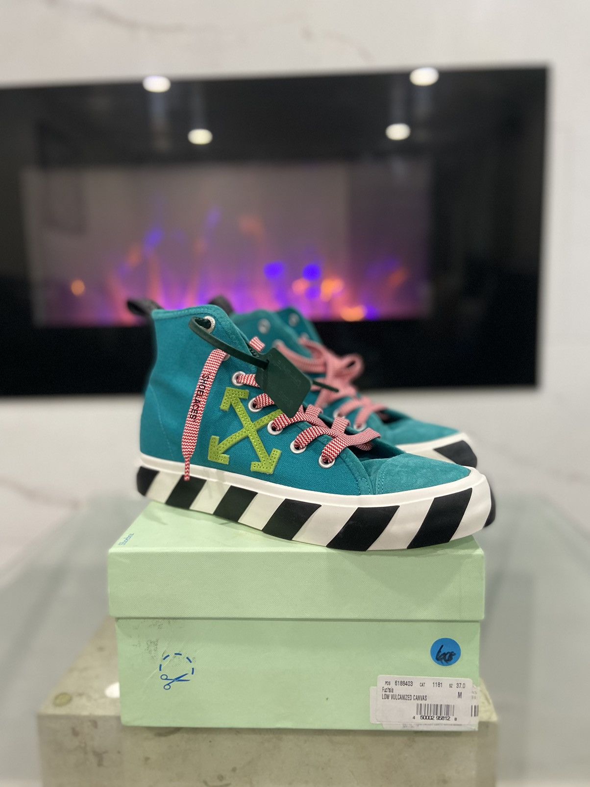 Off-White Off-White Vulcanized Mid Sneakers - Multi - Size 9 Size US 9 / EU 42 - 1 Thumbnail