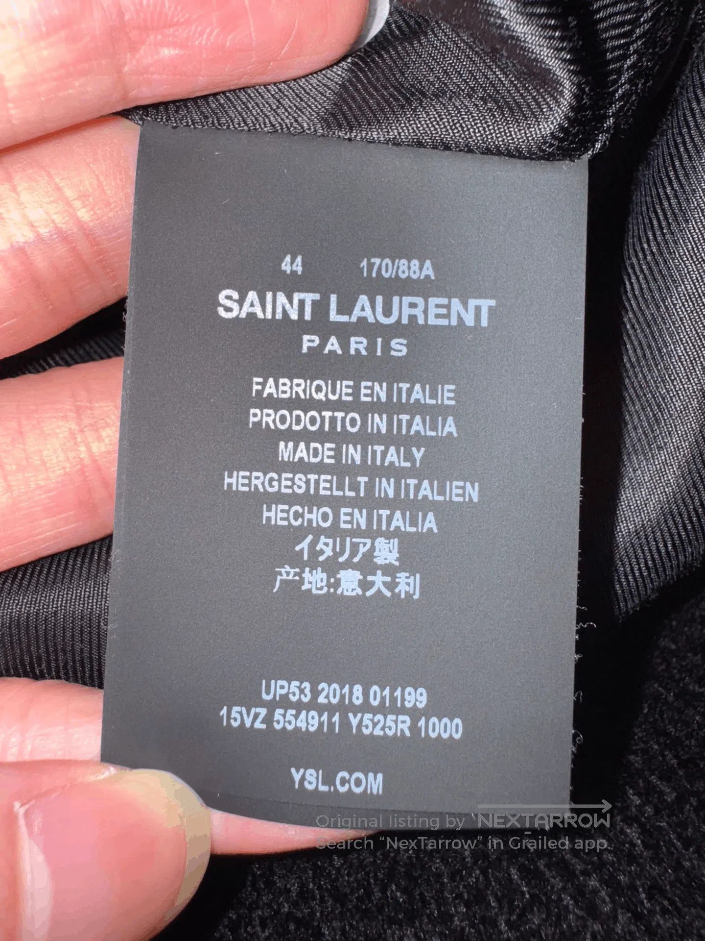 Saint Laurent Paris Saint Laurent Black Velvet Skull Jacket. Size US S / EU 44-46 / 1 - 7 Thumbnail
