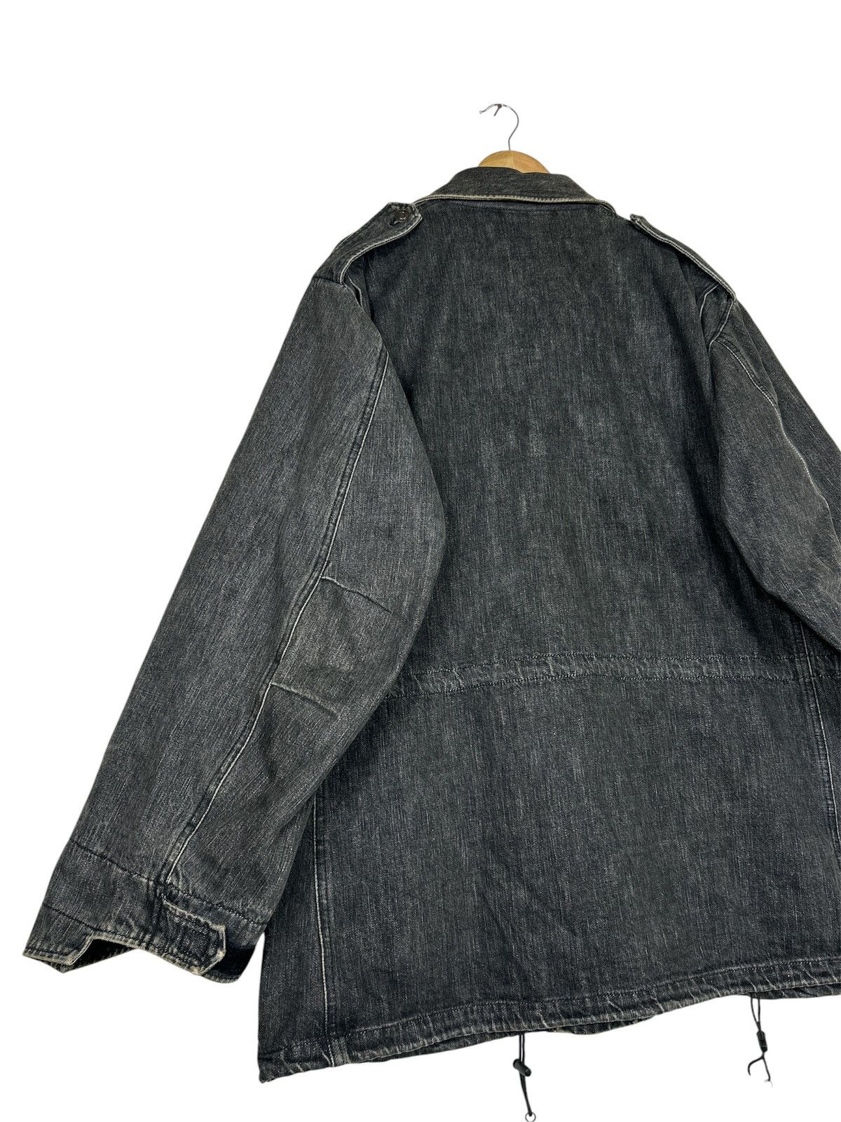 Swagger Vntage SWAGGER Denim Jacket Black Washed Japanese Streetwear Size US XL / EU 56 / 4 - 17 Thumbnail