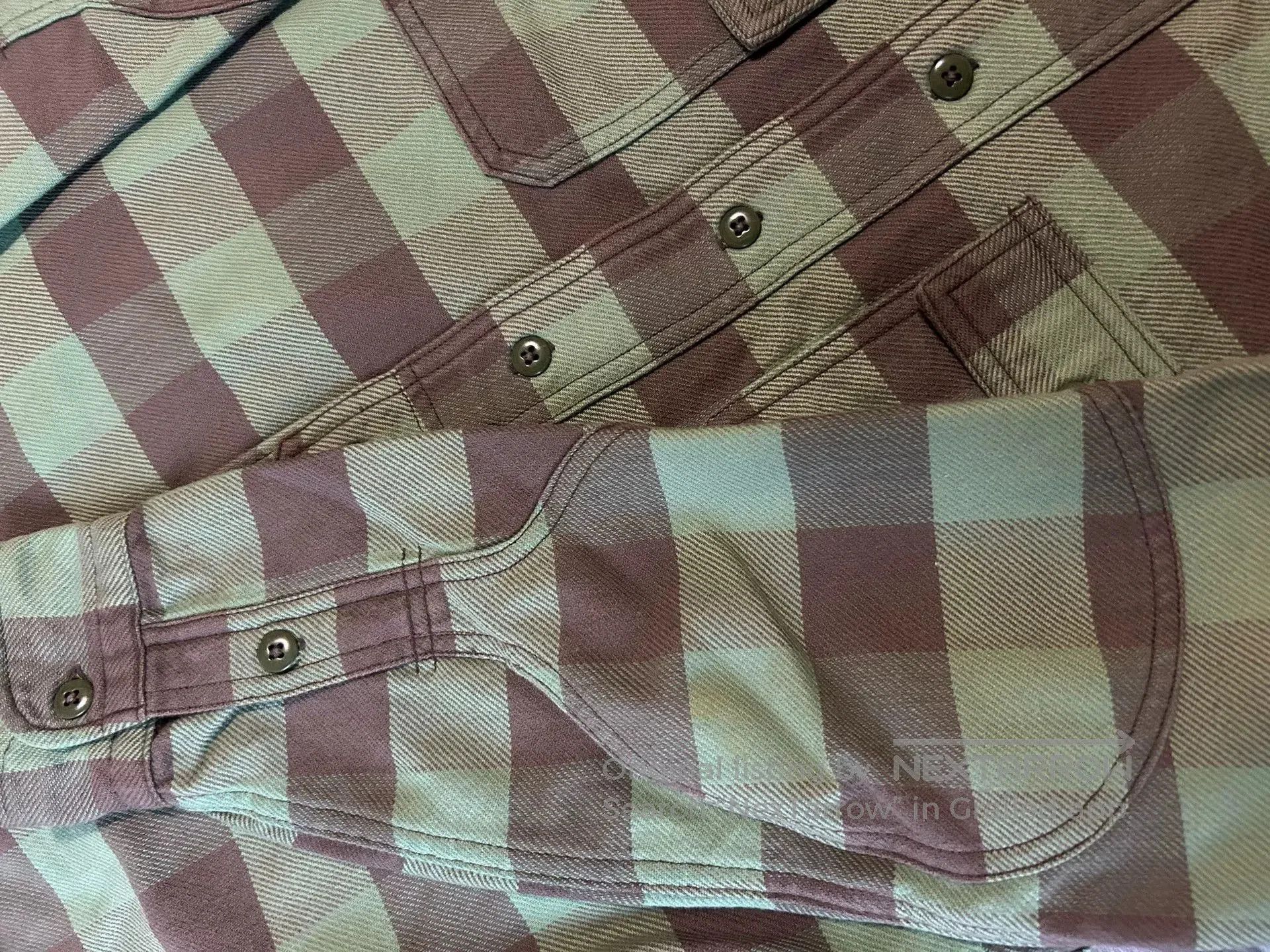Freewheelers freewheelers green and gray flannel shirt. Size US L / EU 52-54 / 3 - 4 Thumbnail