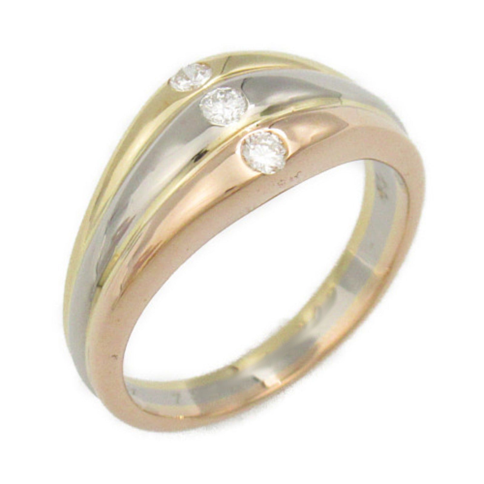 Cartier Cartier Diamond Ring K18 (Yellow Gold) K18Wg (White K18Pg (Pink Gold)/Diamond Clear Size ONE SIZE - 1 Thumbnail