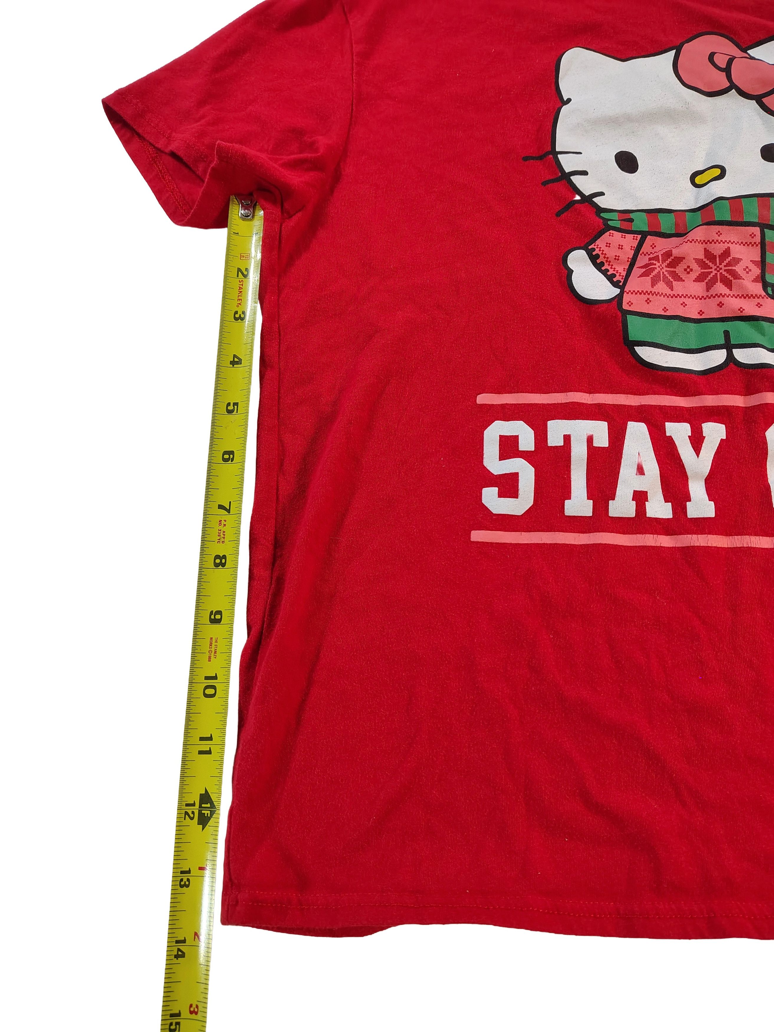 Other Women's Red Large Sanrio Hello Kitty Stay Cozy T-Shirt Size L / US 10 / IT 46 - 4 Thumbnail