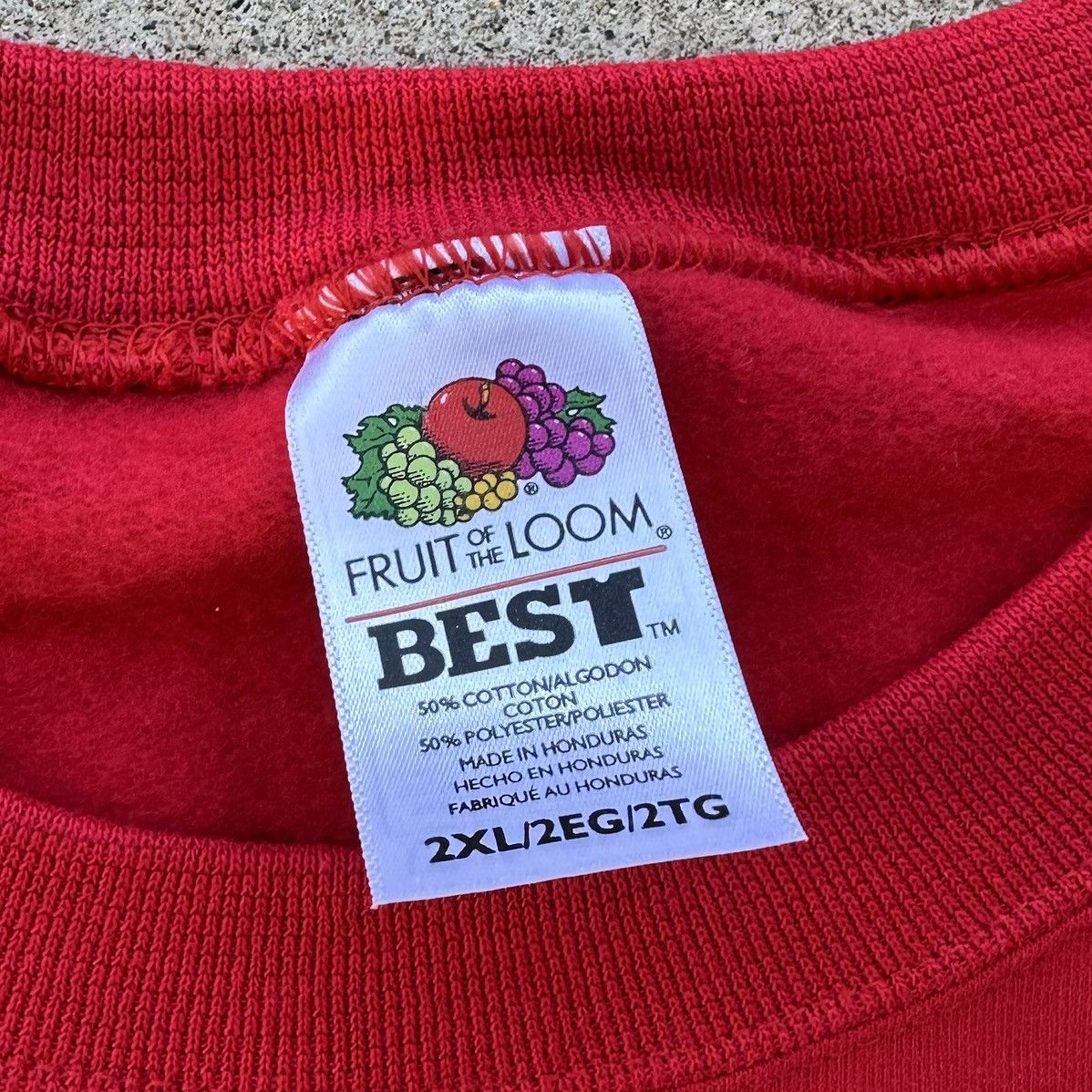 Fruit Of The Loom Vintage United States Marines Sweatshirt Men Side 2XL Red Size US XXL / EU 58 / 5 - 2 Thumbnail