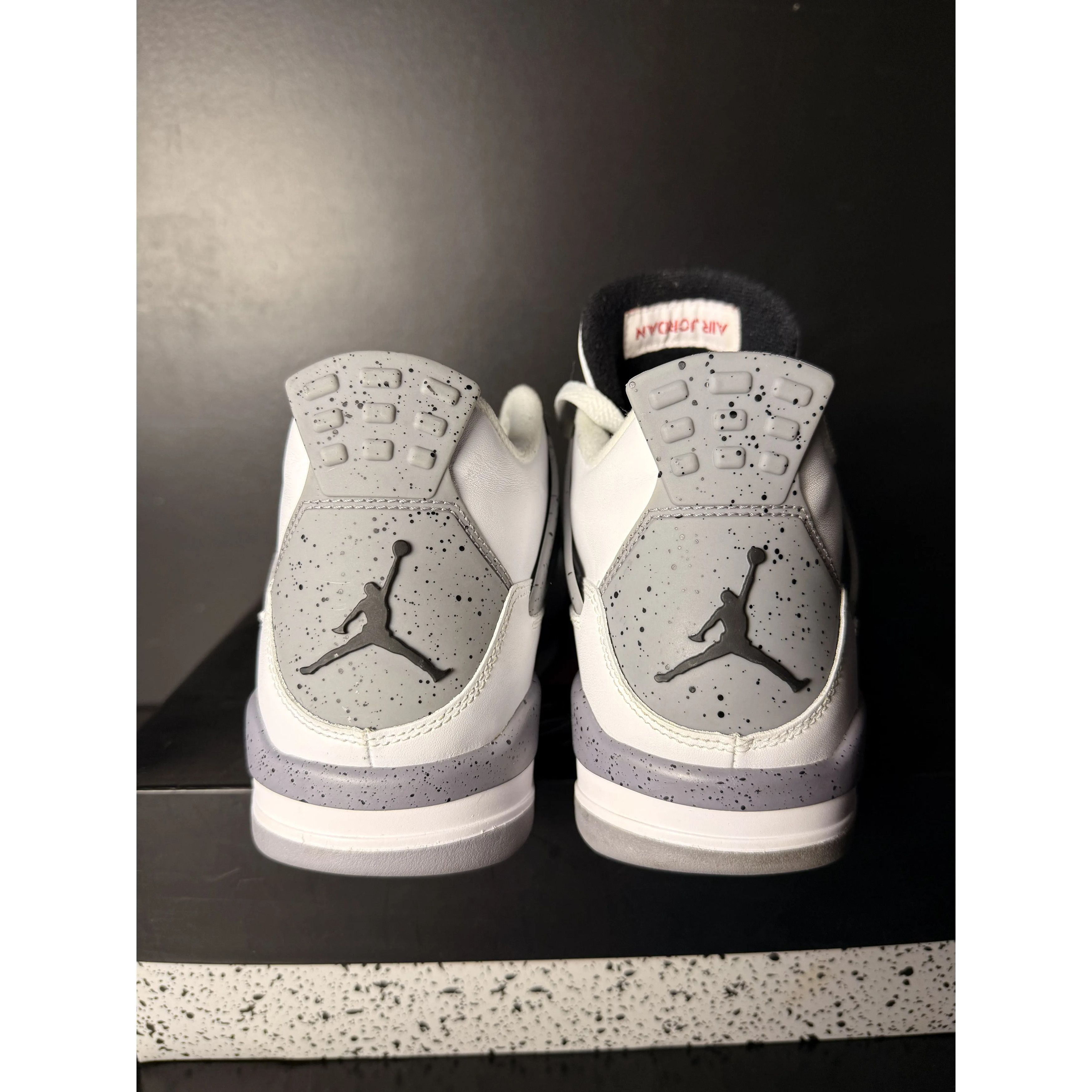 Jordan Brand Air Jordan 4 Retro "White Cement" (2012) **PRE-OWNED** Size US 12 / EU 45 - 4 Thumbnail