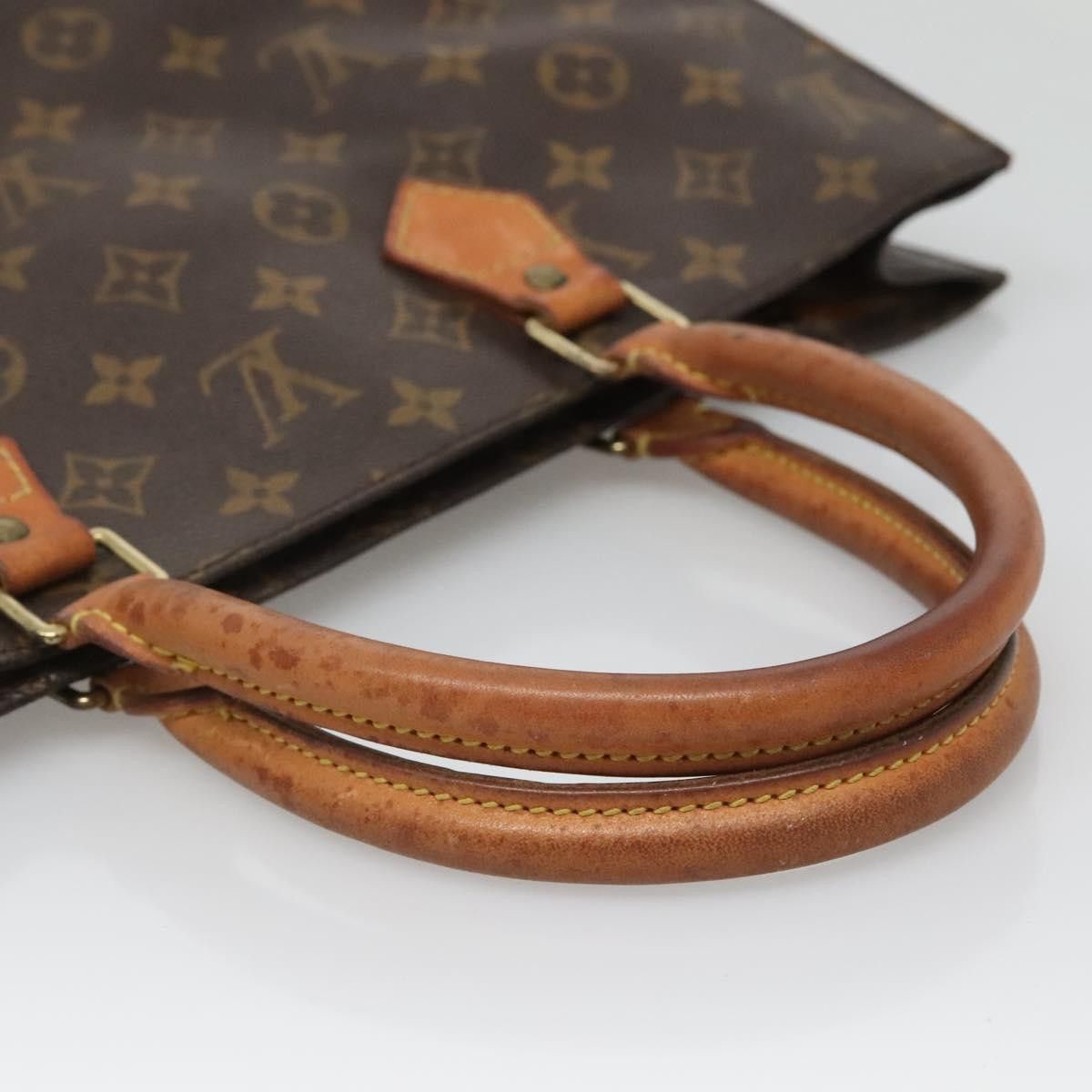 Louis Vuitton LOUIS VUITTON Monogram Sac Plat Hand Bag M51140 Size ONE SIZE - 7 Thumbnail