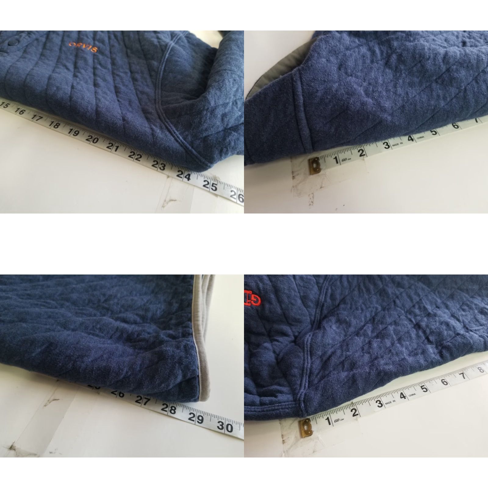Orvis Orvis Pullover Sweater Mens L Blue Long Sleeve Zip Button Logo Knit 1/4 Zip Outdoor Buttoned Size US L / EU 52-54 / 3 - 8 Thumbnail