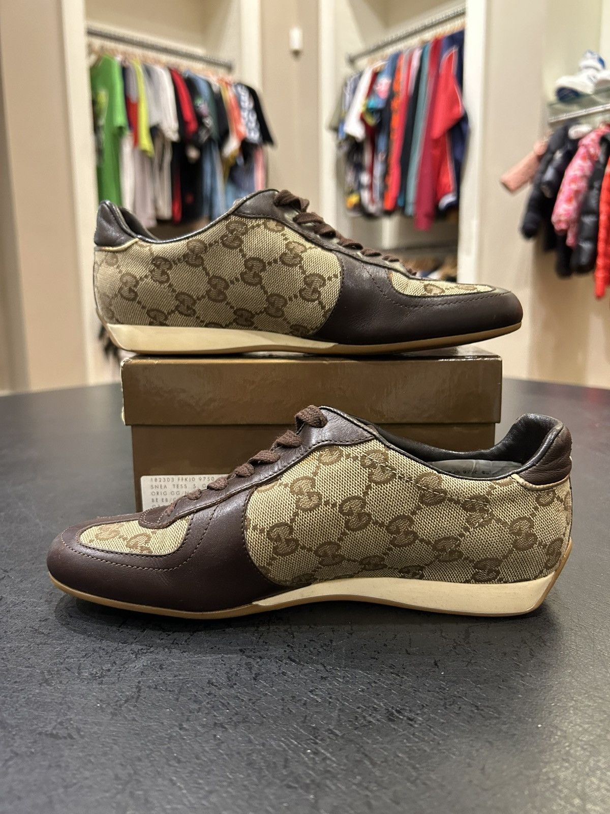 Gucci Gucci GG Monogram Sneakers Size US 4.5 / IT 34.5 - 2 Thumbnail