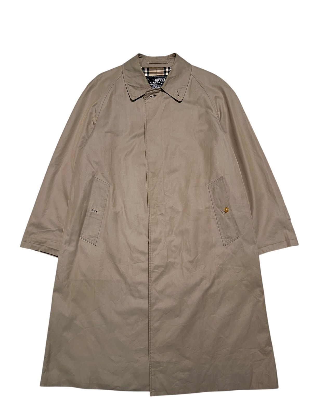 Burberry Vintage Burberrys Trenchcoat Nova Check Rich Brown Biege Size US M / EU 48-50 / 2 - 6 Thumbnail