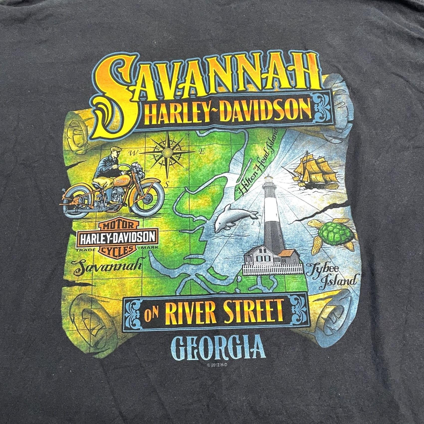 Harley Davidson Harley-Davidson Graphic T-Shirt Mens XL Black Crew Neck Short Sleeve Casual Tee Size US XL / EU 56 / 4 - 3 Thumbnail