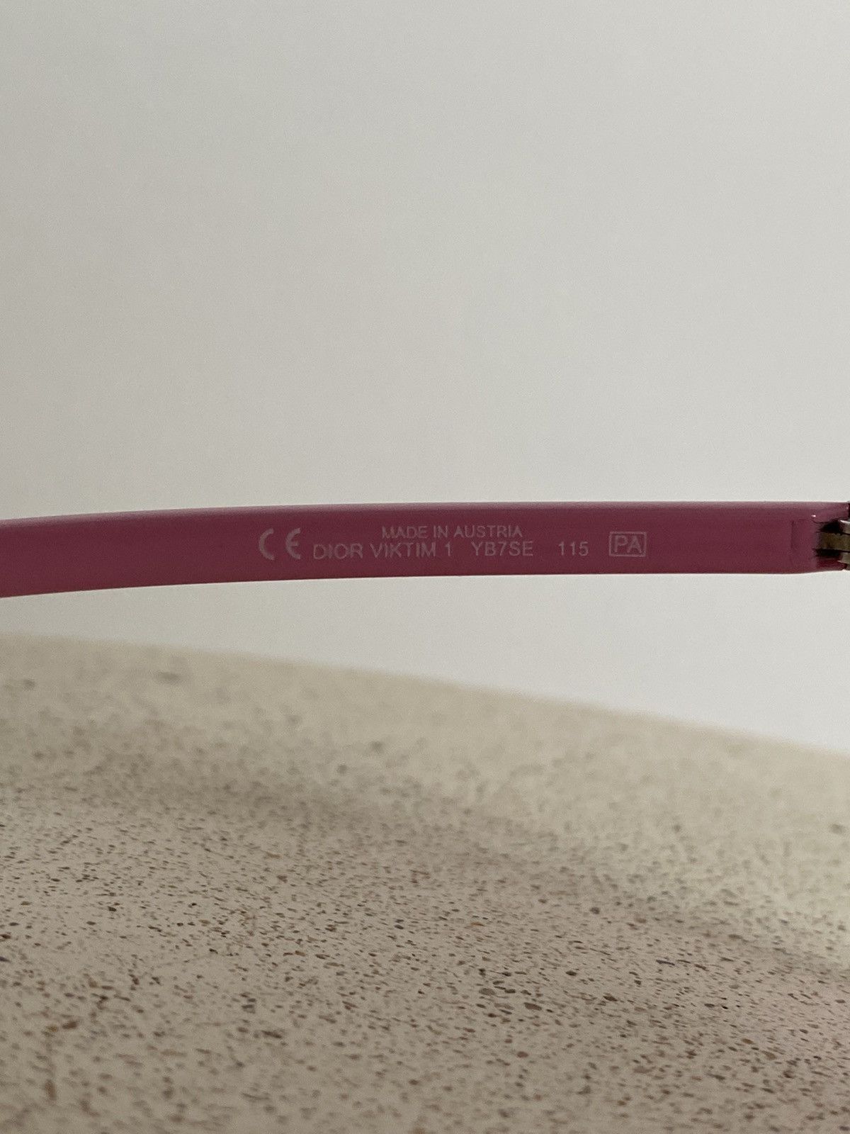 Dior Dior John Galliano Viktim 1 Pink Shield Mask Sunglasses Size ONE SIZE - 9 Thumbnail
