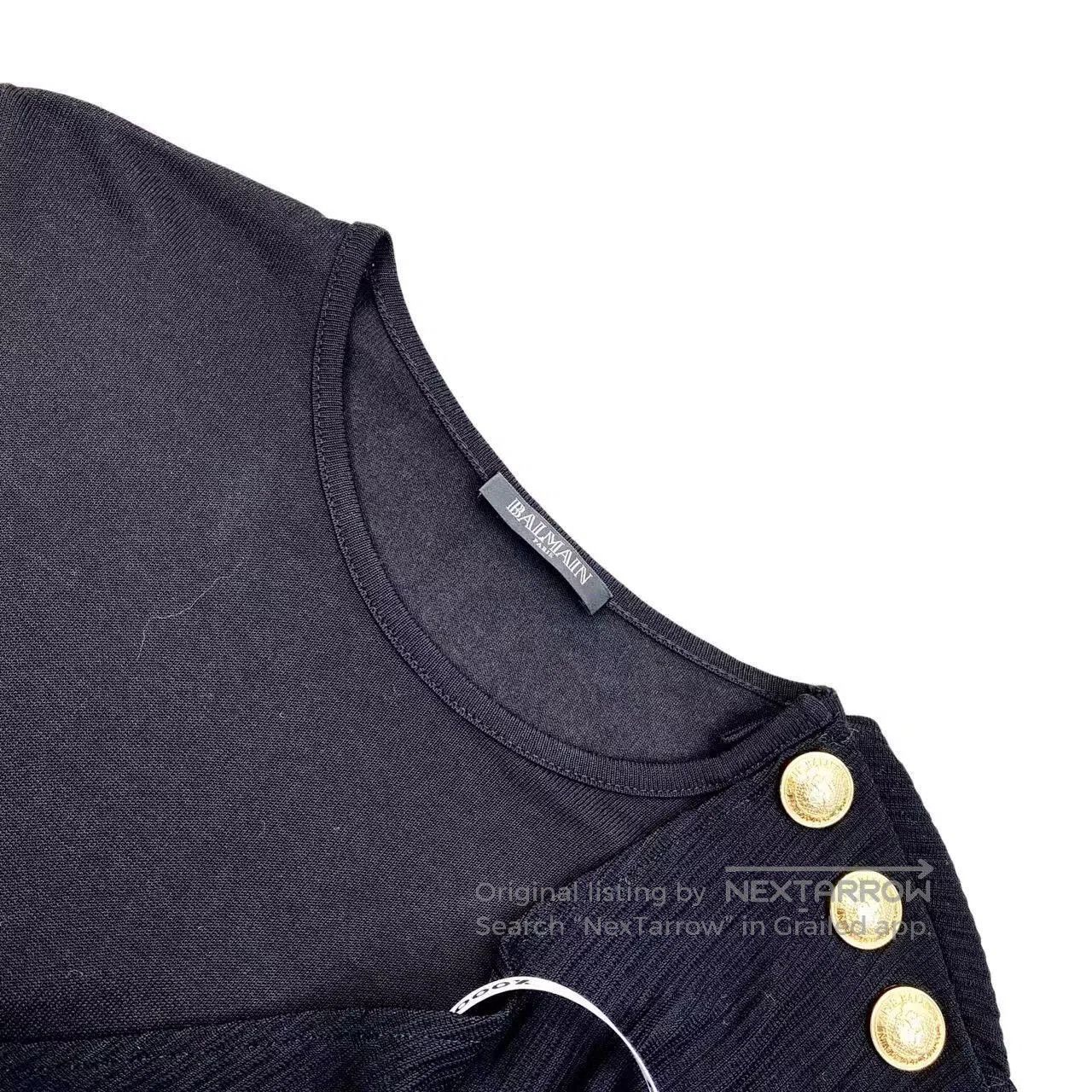 Balmain Balmain Gold buckle irregular design dress| Size XS / US 0-2 / IT 36-38 - 3 Thumbnail