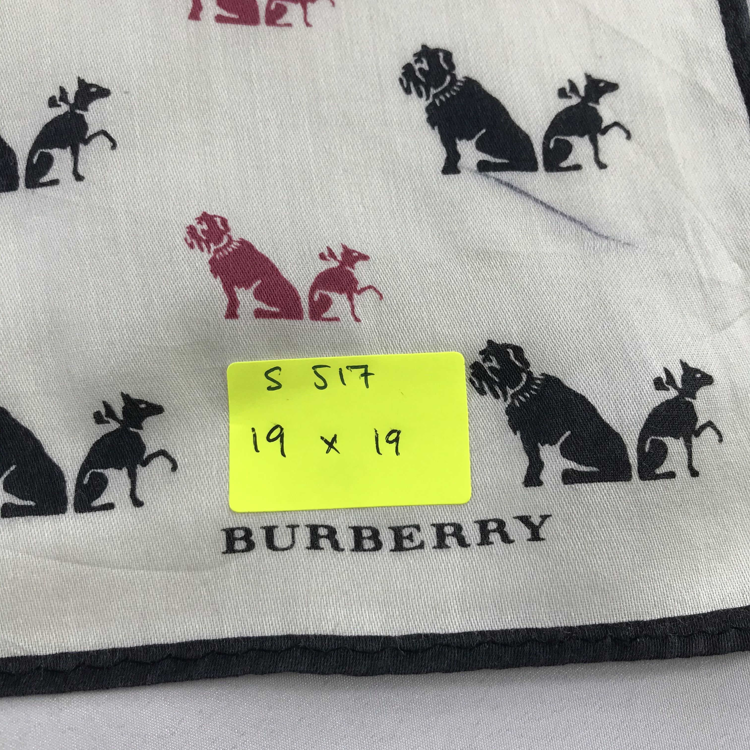Burberry × Vintage Burberry Bandana / Handkerchief / Neckerchief - S517 Size ONE SIZE - 5 Thumbnail