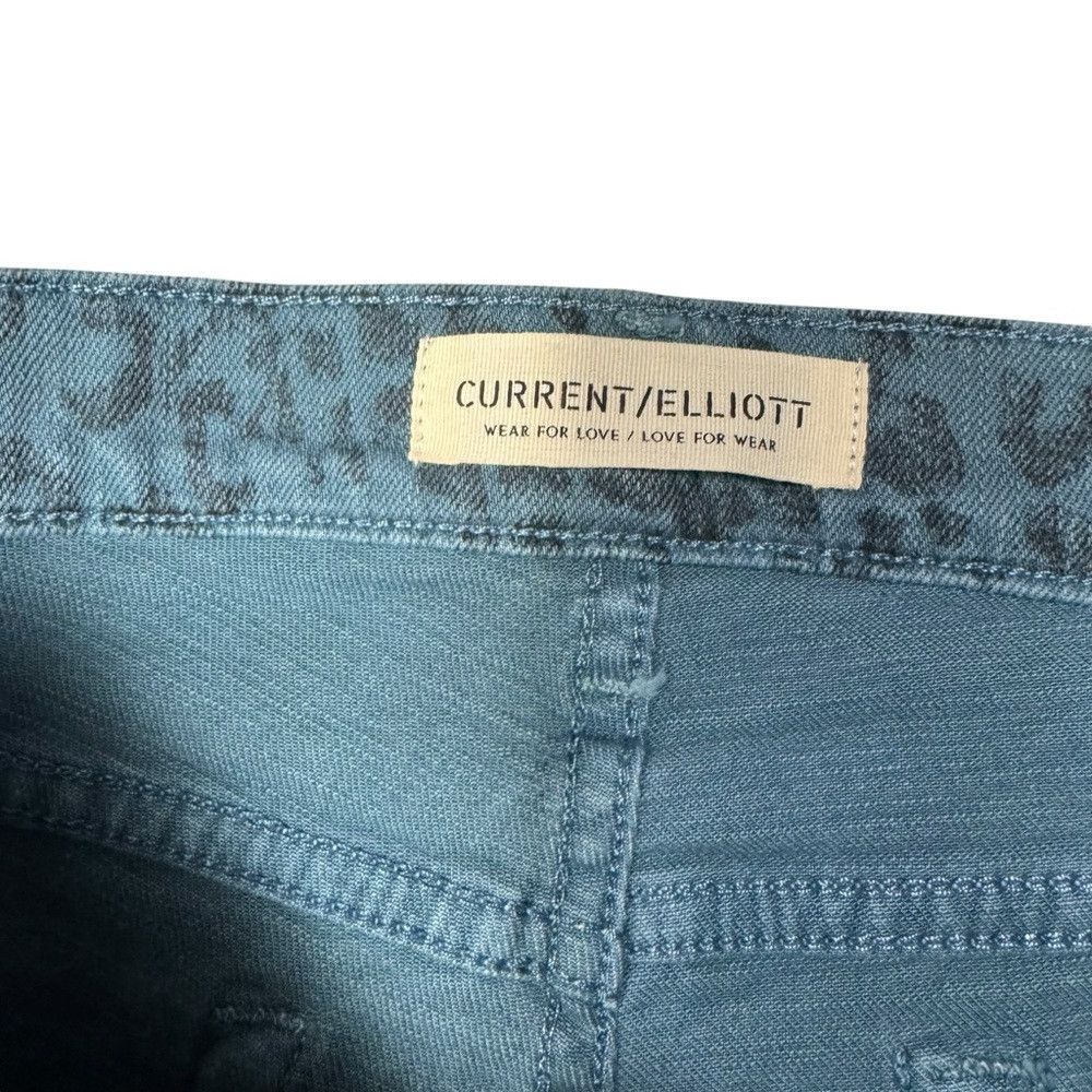 Current/Elliot NWT New $257 Current/Elliott Stiletto Storm Leopard Skinny Size 27" / US 4 / IT 40 - 5 Thumbnail