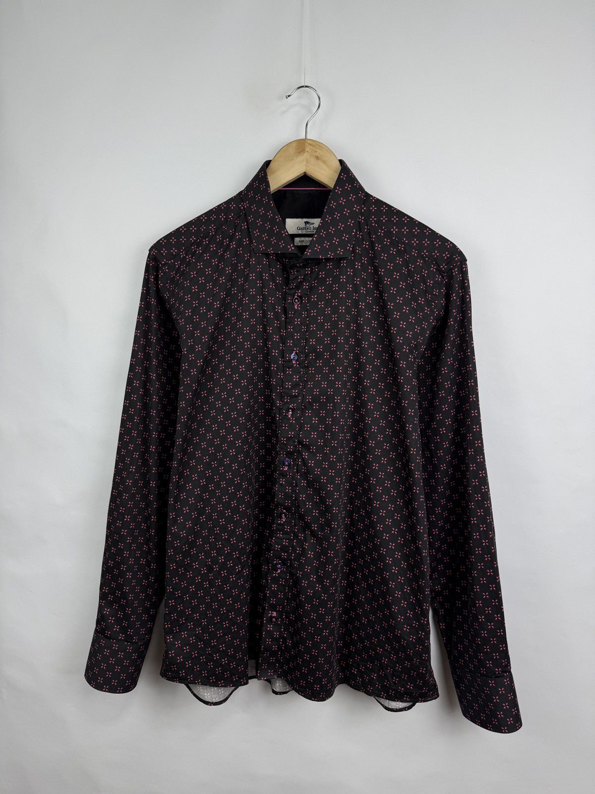 Other 🇬🇧 Claudio Lugli Couture Geometric Print Shirt Luxury Rare Size US XL / EU 56 / 4 - 2 Thumbnail