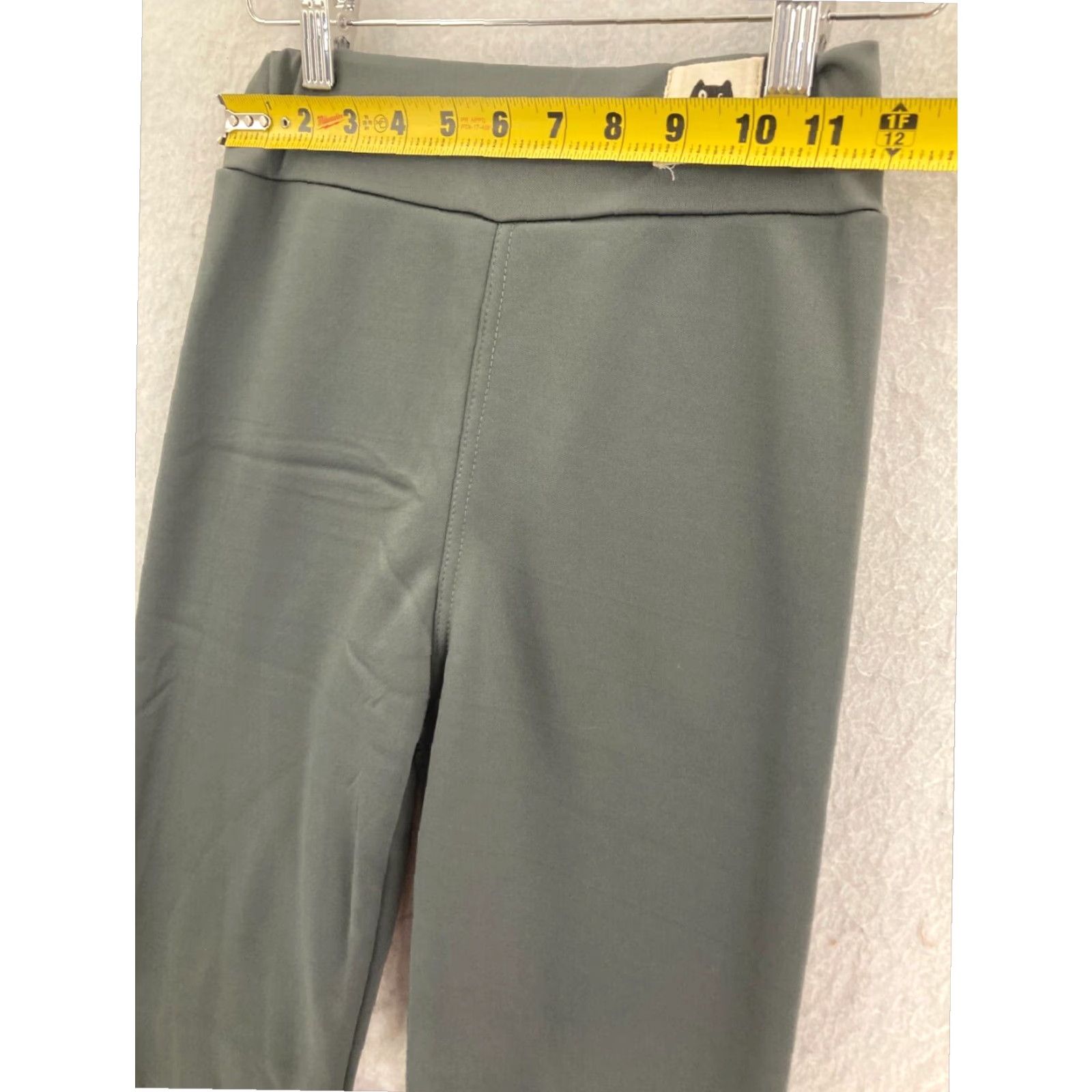 Vintage Black Fleece Lined Sweatpants Womens Adult Medium Logo Cat Pants Activewear Size 25" / US 0 / IT 36 - 2 Thumbnail