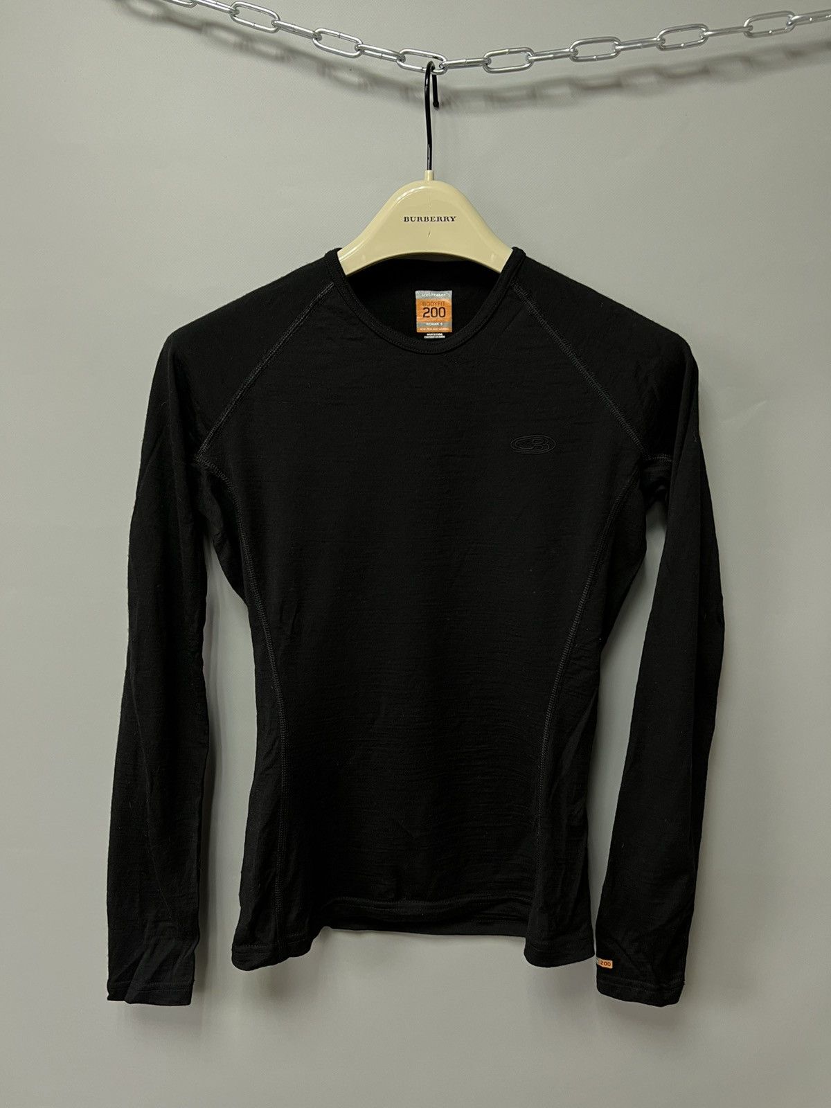 Icebreaker Icebreaker merino bodyfit 200 Long Sleeve sweater wool black Size S / US 4 / IT 40 - 1 Thumbnail