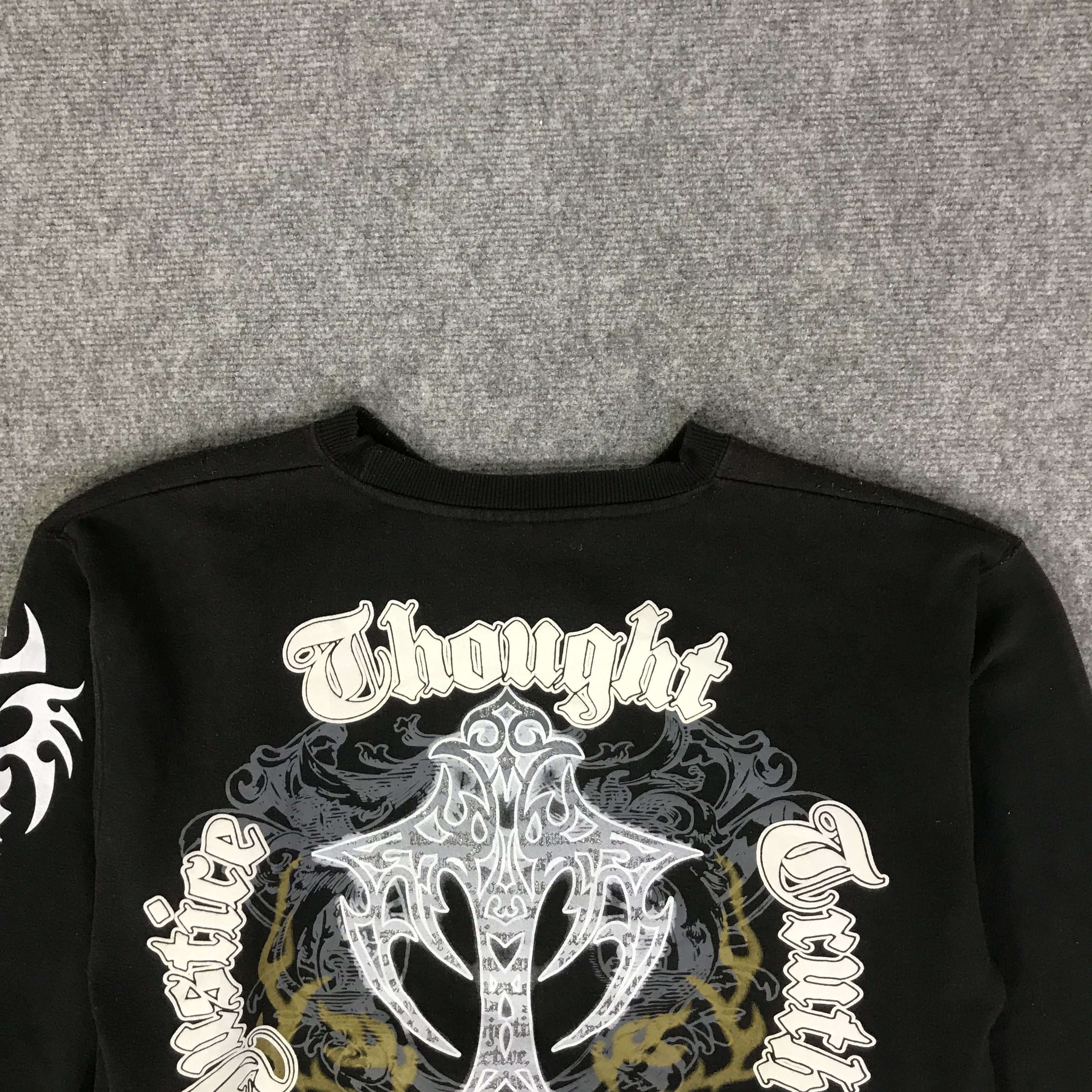 Japanese Brand GOTHIC DESIGN JAPAN GRAND CROSS SWEATSHIRT K101B10 Size US L / EU 52-54 / 3 - 2 Thumbnail