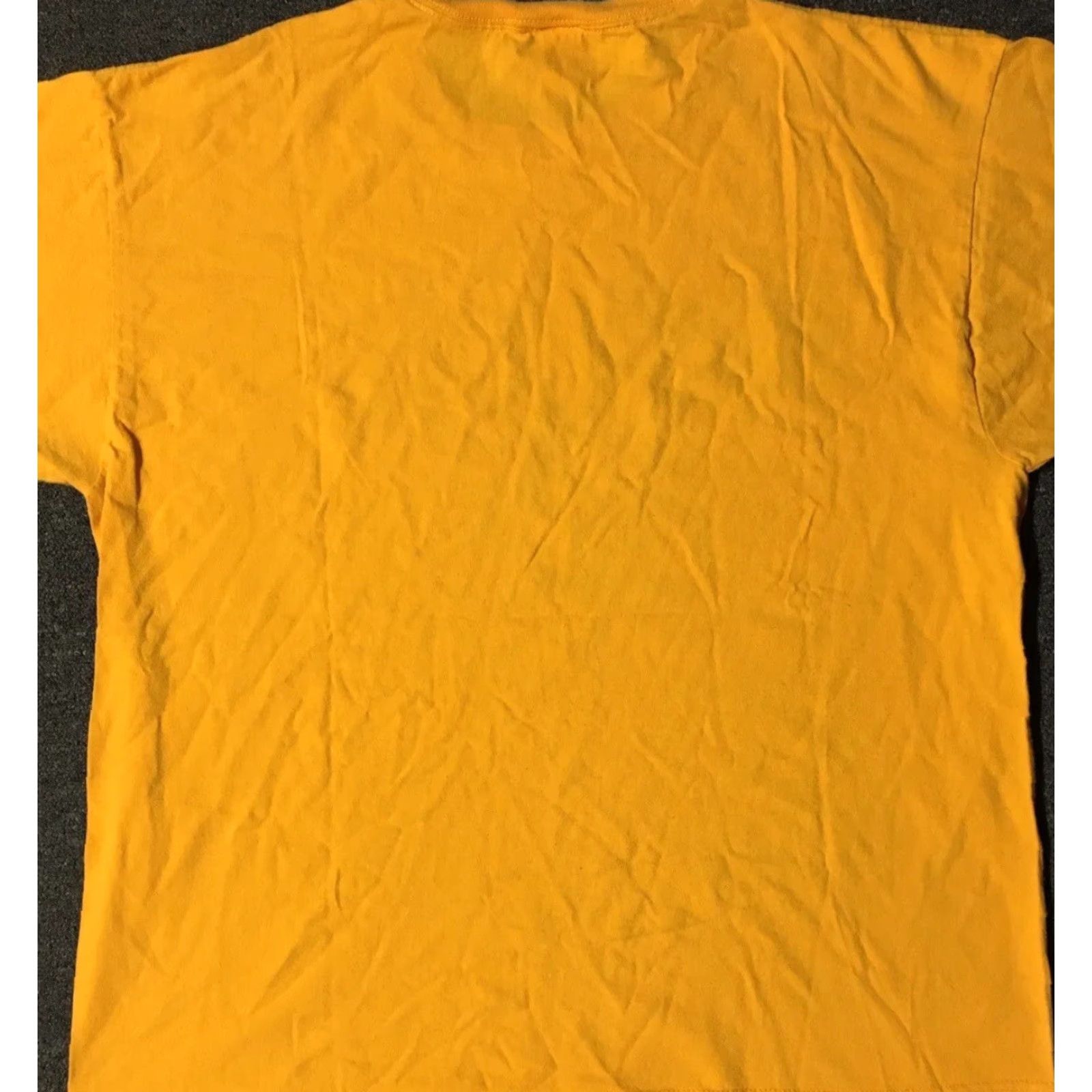 Vintage VINTAGE Michigan University Faded Spellout Shirt XL Mens Yellow 90s College Grunge Track & Field Sports University Jersey T-Shirt Size US XL / EU 56 / 4 - 5 Thumbnail