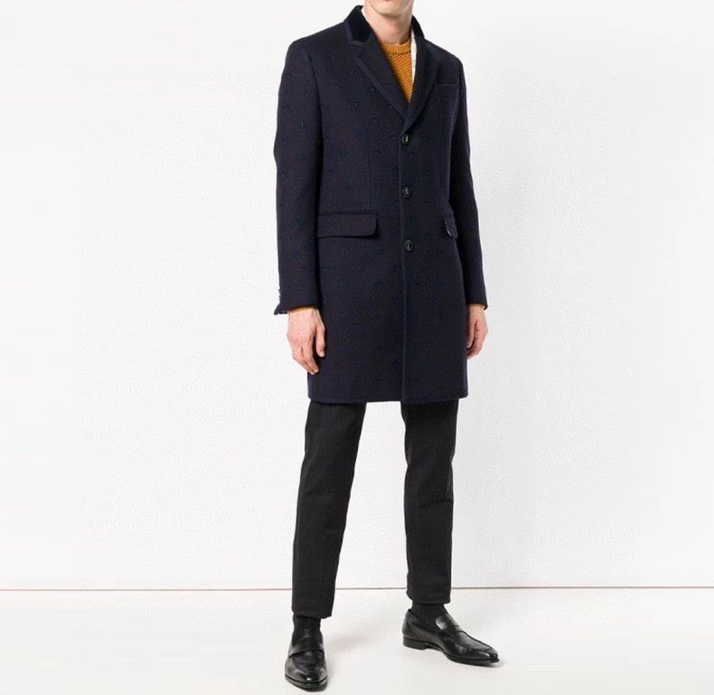 Gucci Gucci Bee embroidered wool coat Size US M / EU 48-50 / 2 - 8 Thumbnail