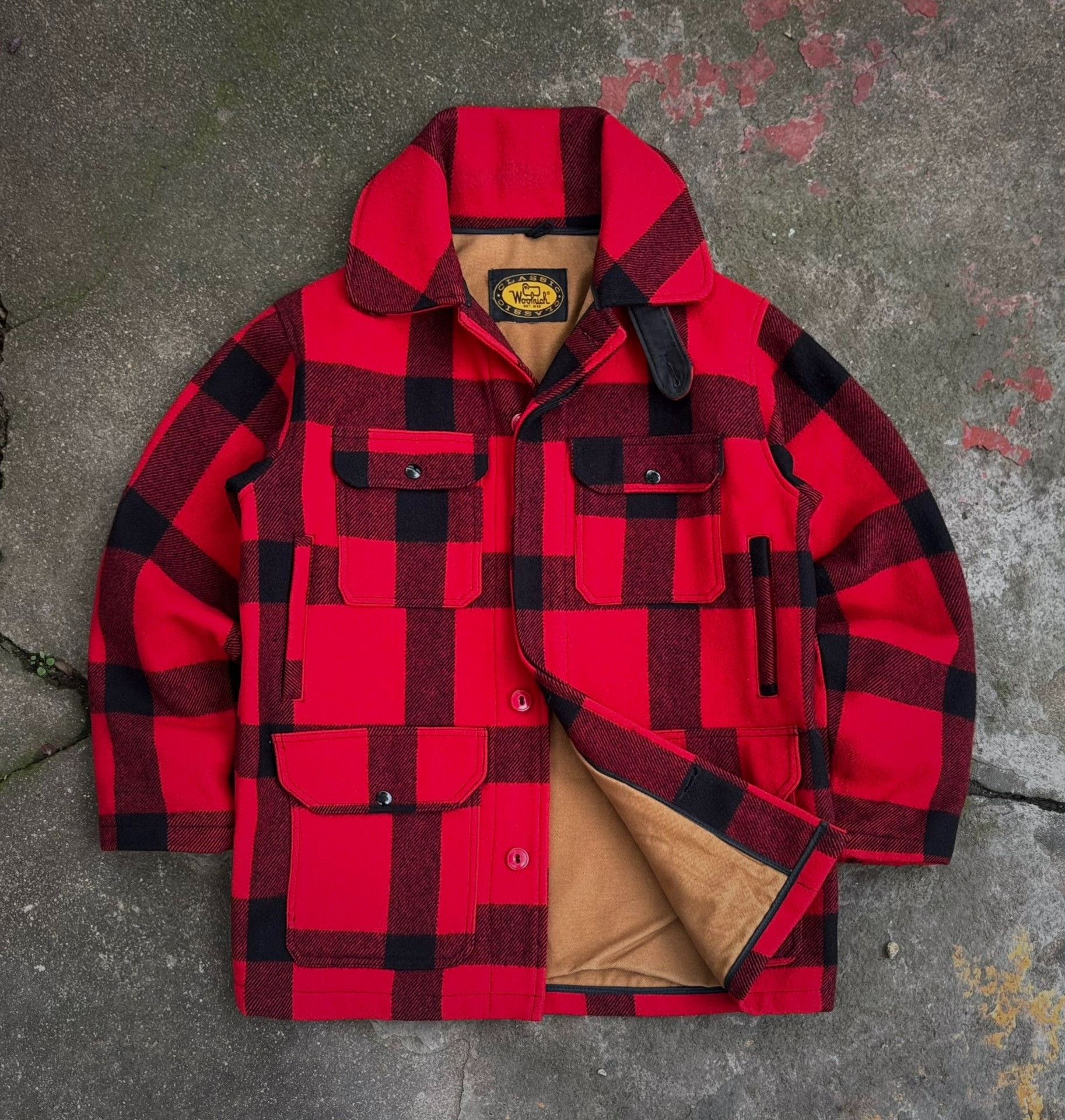 Vintage Vintage Woolrich 1980s Wool Hunting Jacket Size US XXL / EU 58 / 5 - 1 Thumbnail