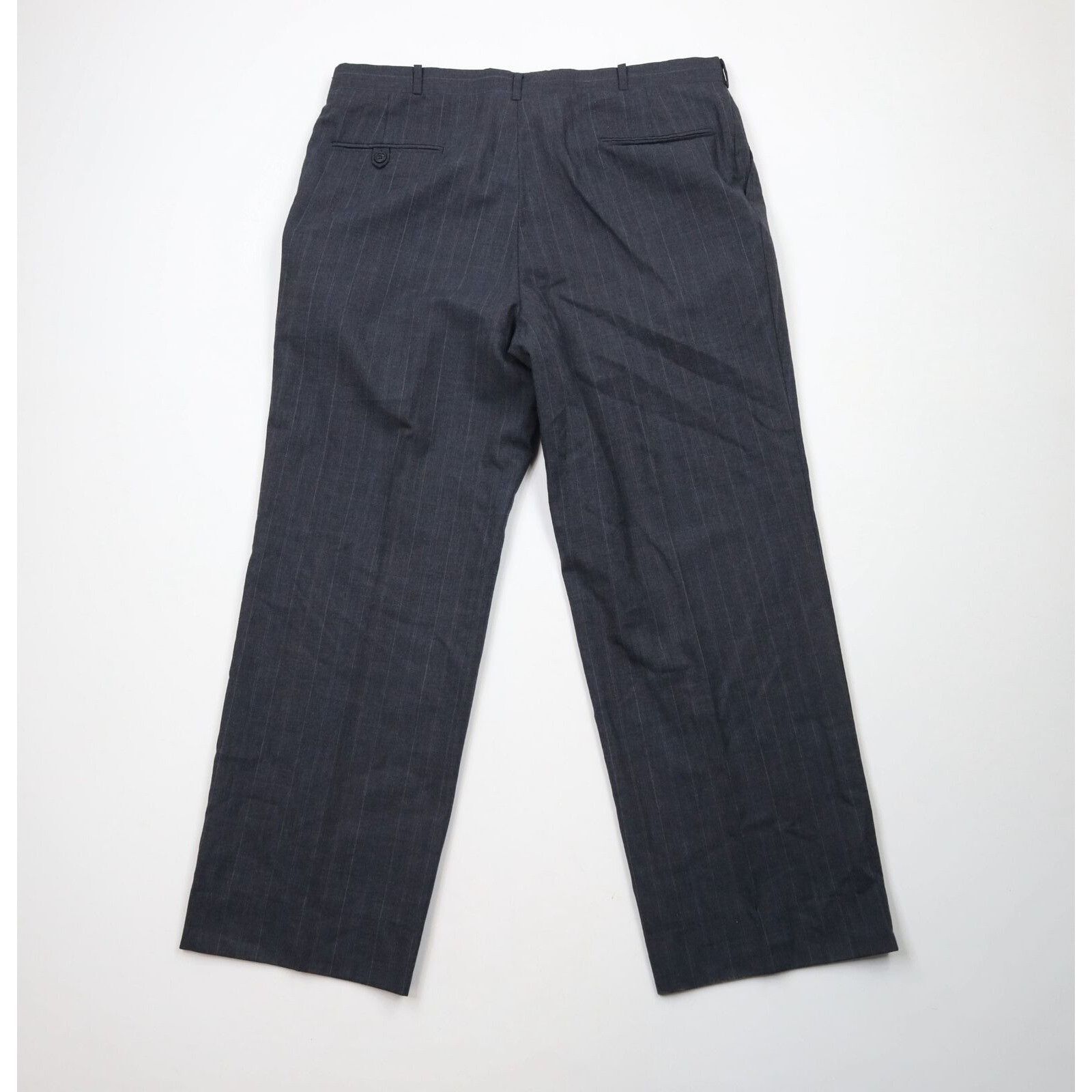 Vintage Vintage 70s Streetwear Wool Striped Bell Bottoms Pants Size US 38 / EU 54 - 7 Thumbnail