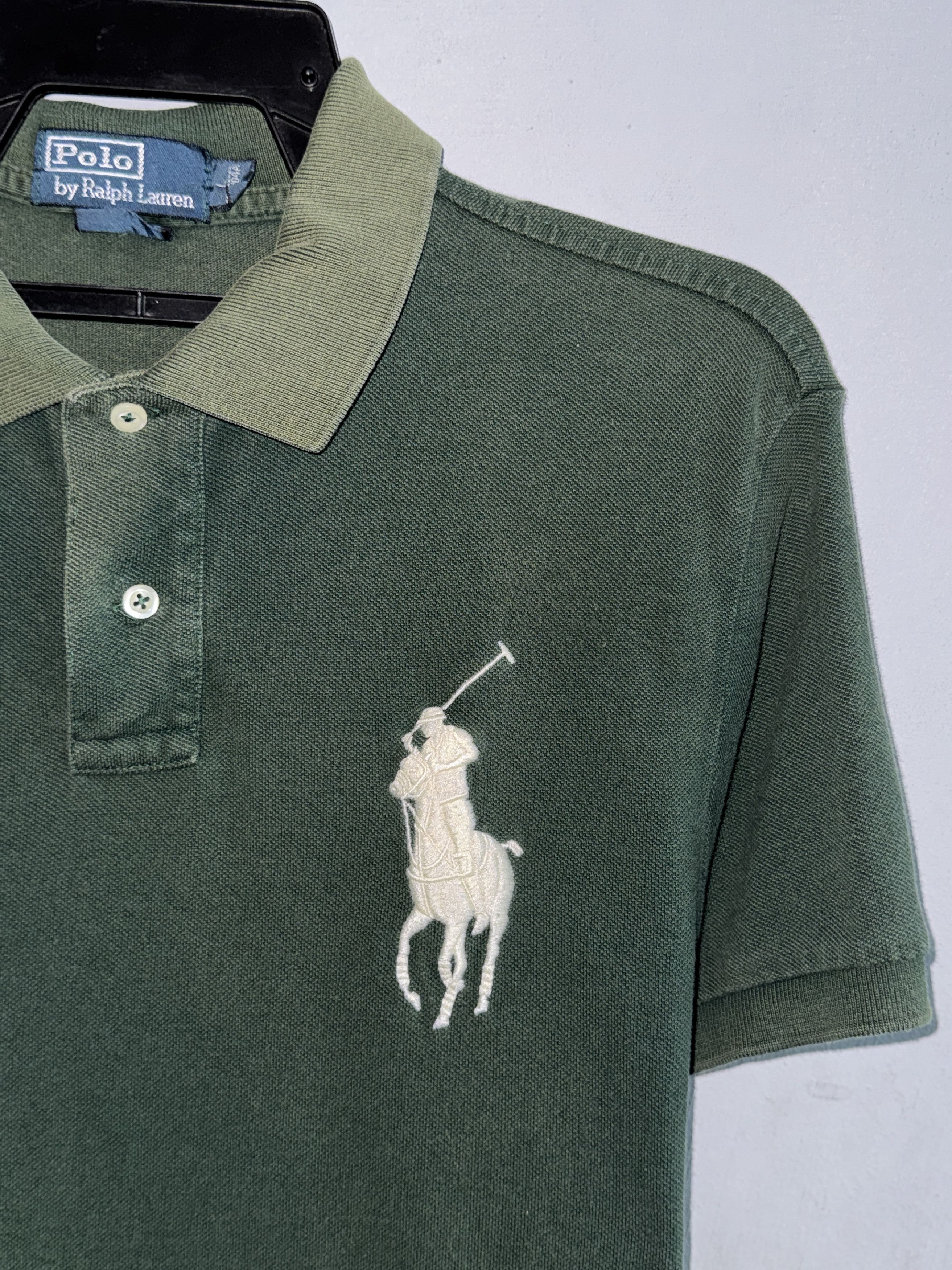 Polo Ralph Lauren Polo Ralph Lauren Vintage Polo T-Shirt Size US L / EU 52-54 / 3 - 2 Thumbnail
