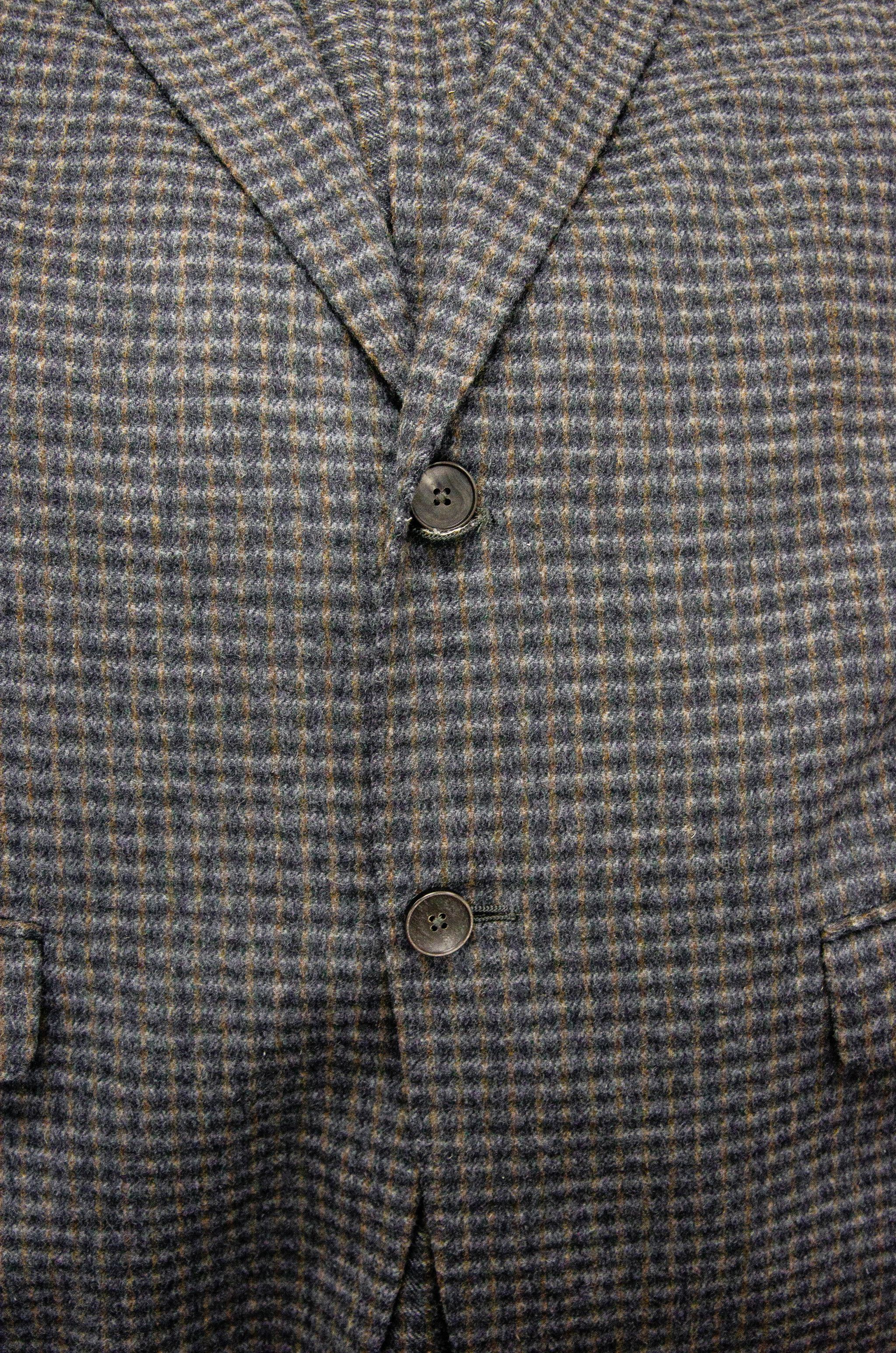 Z Zegna Zegna Wool Tweed Check Blazer – Size 50R Size 40R - 17 Thumbnail