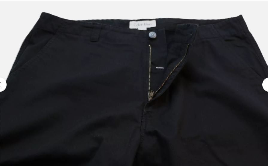 Calvin Klein Calvin Klein W36 L32 Cotton Relaxed Straight Men's Pants New Size US 36 / EU 52 - 5 Thumbnail