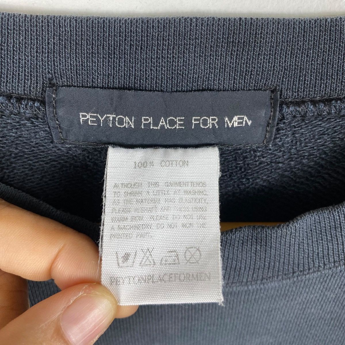 PPFM Vintage 90's PEYTON PLACE For Men Logo Distressed Crewneck Size US L / EU 52-54 / 3 - 5 Thumbnail