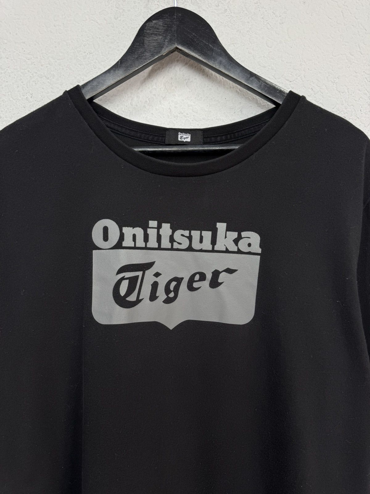 Onitsuka Tiger Vintage T-shirt Black Onitsuka Tiger Asics Y2k Streetwear Size US XL / EU 56 / 4 - 4 Thumbnail