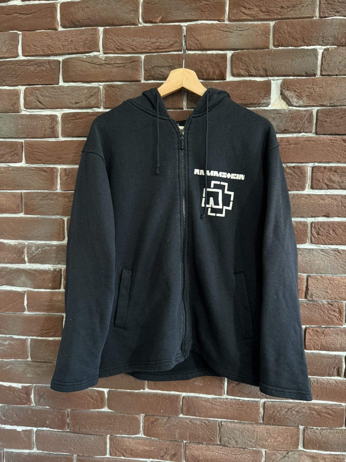 Band Tees Rare Rammstein Zip Hoodie vintage 00s rare rock metal Y2K M Size US M / EU 48-50 / 2 - 2 Thumbnail