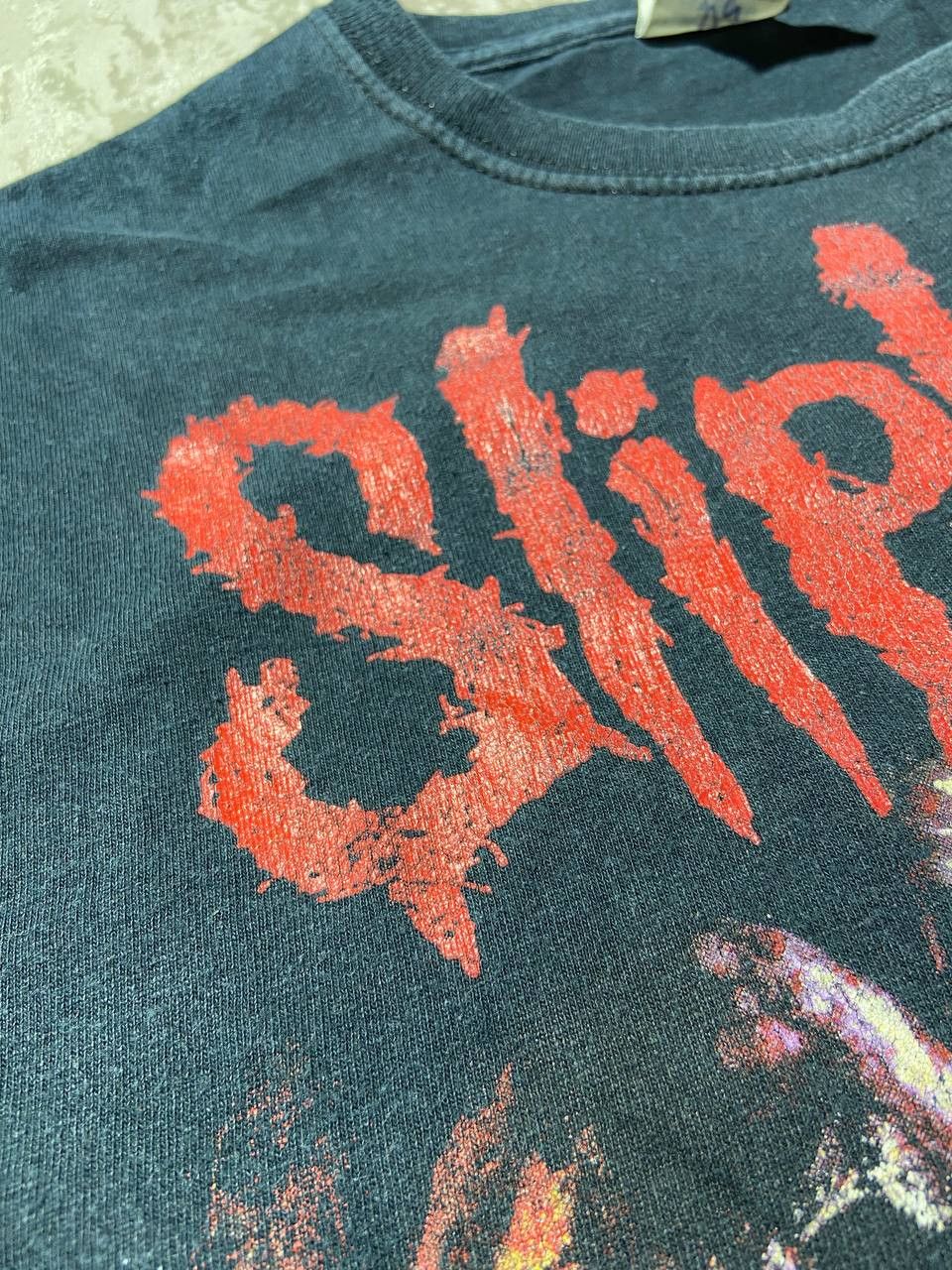 Band Tees × Vintage Vintage Slipknot 2014 World Tour Faded T-shirt Tee M Size US M / EU 48-50 / 2 - 5 Thumbnail