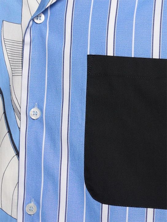 MSGM o1lsvrm0425 Cotton Shirt in Light Blue Size US XL / EU 56 / 4 - 5 Thumbnail