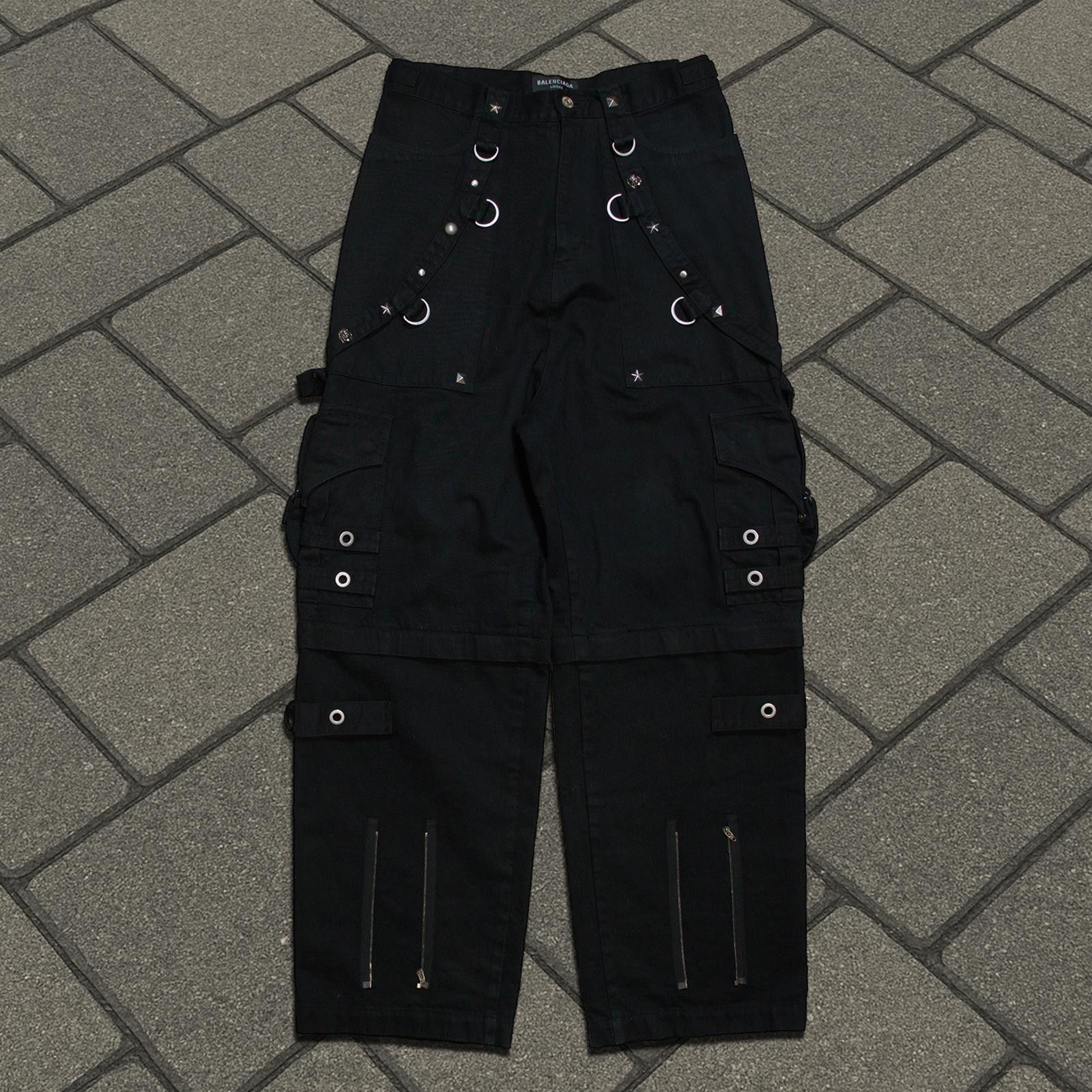 Balenciaga SS22 Balenciaga Pitch Black Raver Denim Size US 32 / EU 48 - 1 Thumbnail