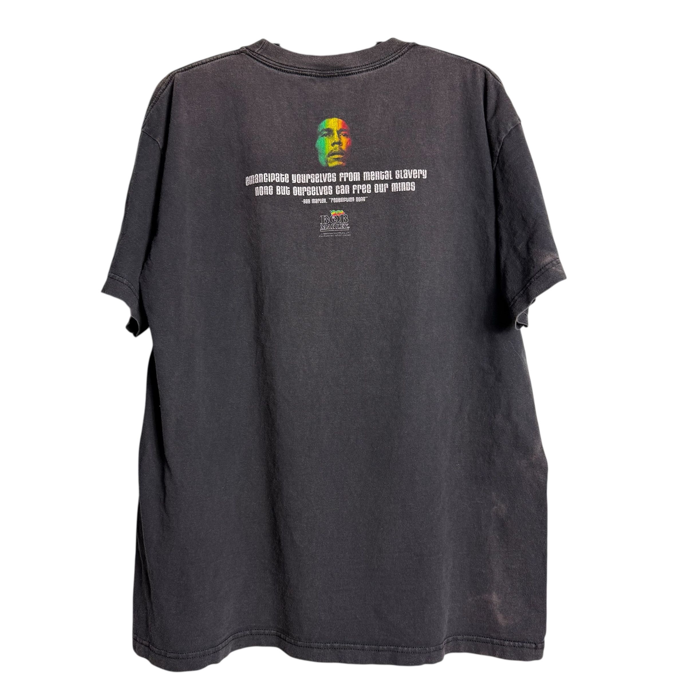 Bob Marley 🔥RARE🔥Vintage Bob Marley 2004 Rasta Big Face T-shirt Size US XL / EU 56 / 4 - 3 Thumbnail