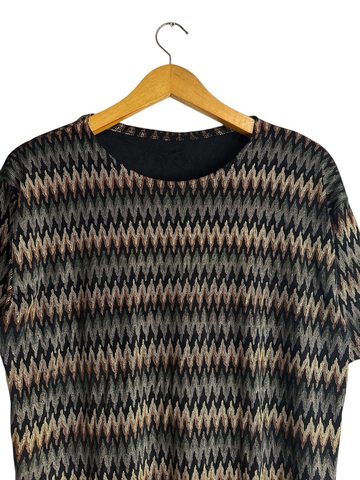 Japanese Brand ABSTRACT DESIGN SHORT SLEEVE ISSEY MIYAKE YOHJI STYLE Size US M / EU 48-50 / 2 - 2 Thumbnail
