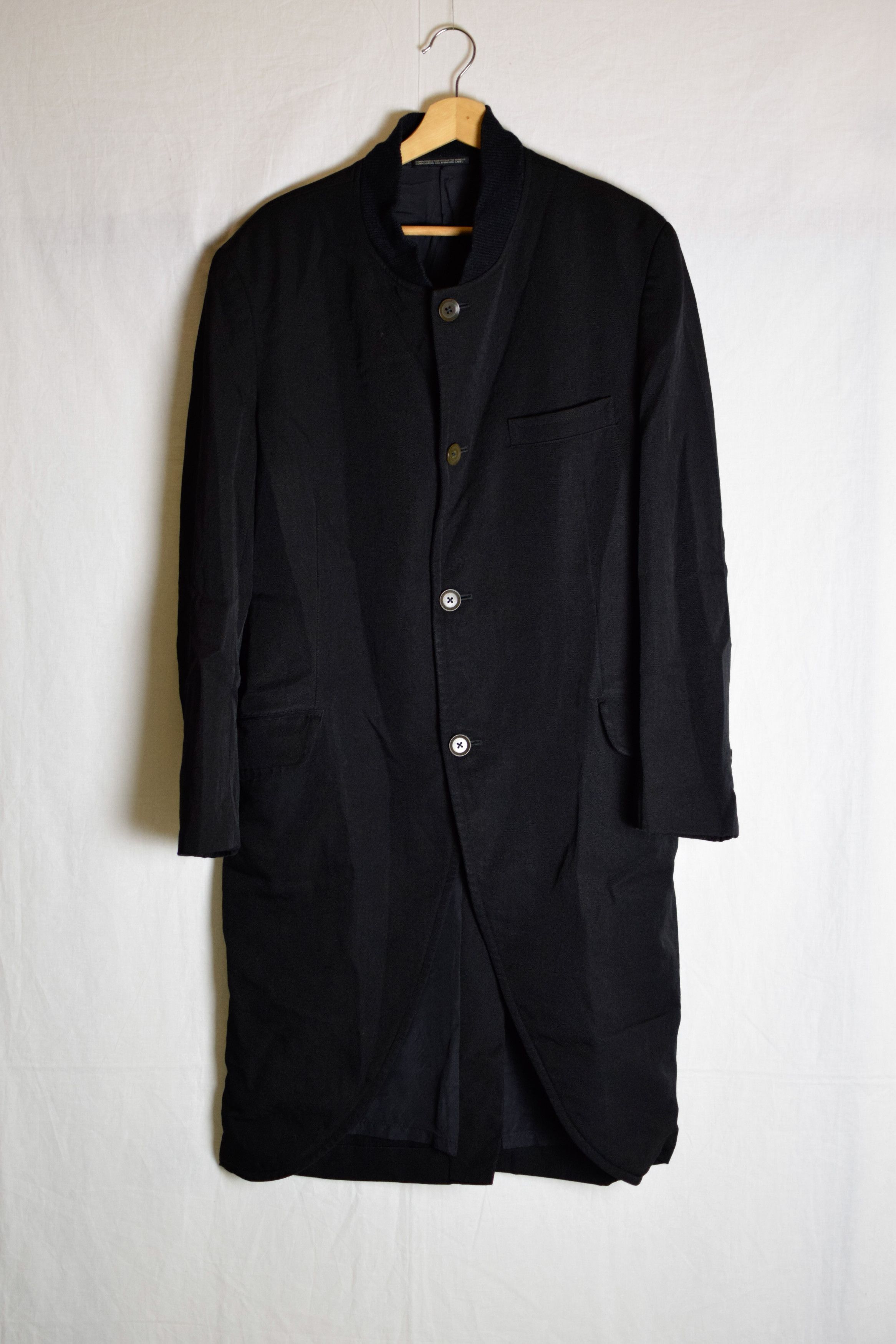 Yohji Yamamoto YYPH AW07 Knit-Collar Coat - HX-J24-102 Size US L / EU 52-54 / 3 - 2 Thumbnail