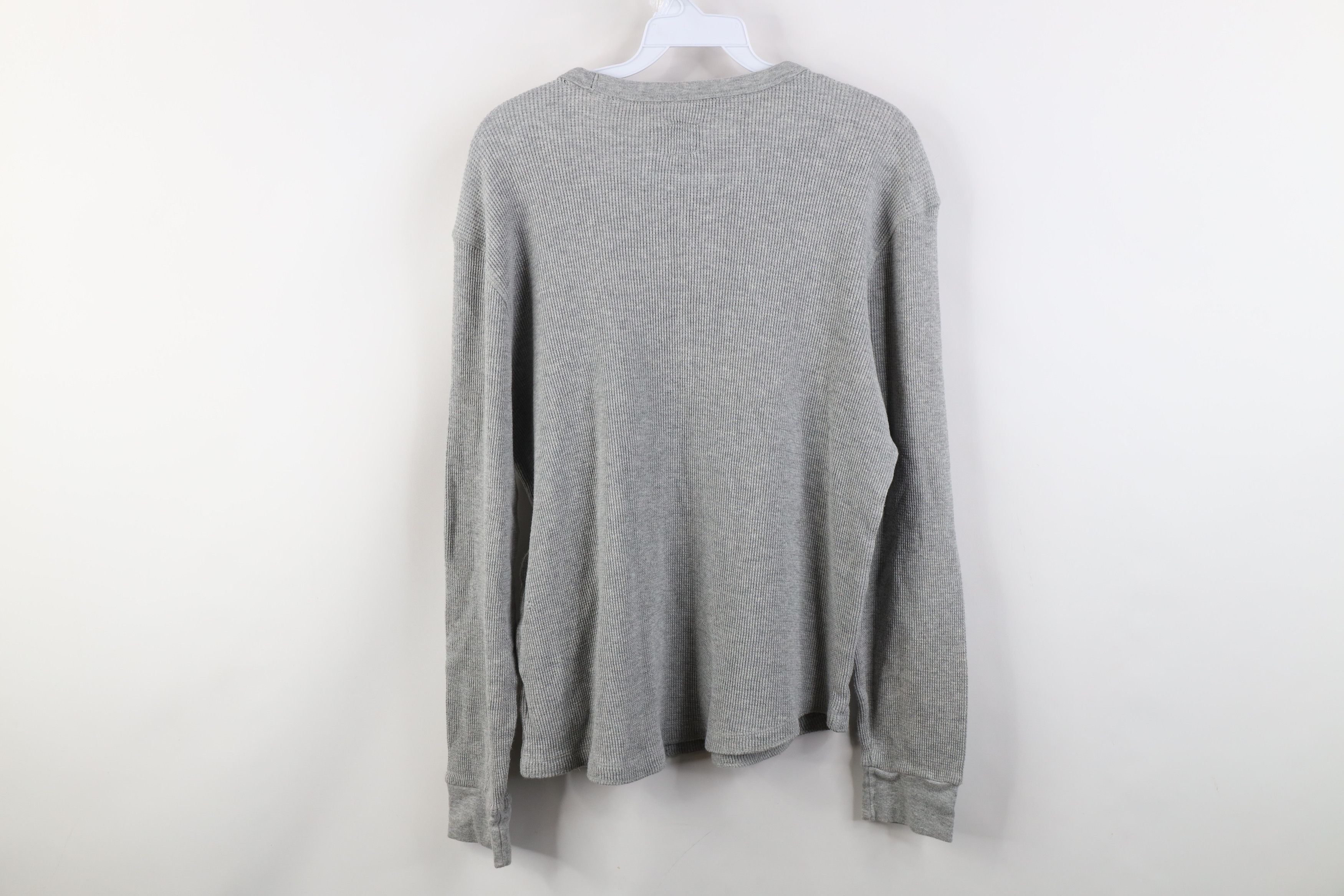 Gap Vintage Y2K Gap Thermal Waffle Knit Long Sleeve T-Shirt Size L / US 10 / IT 46 - 9 Thumbnail