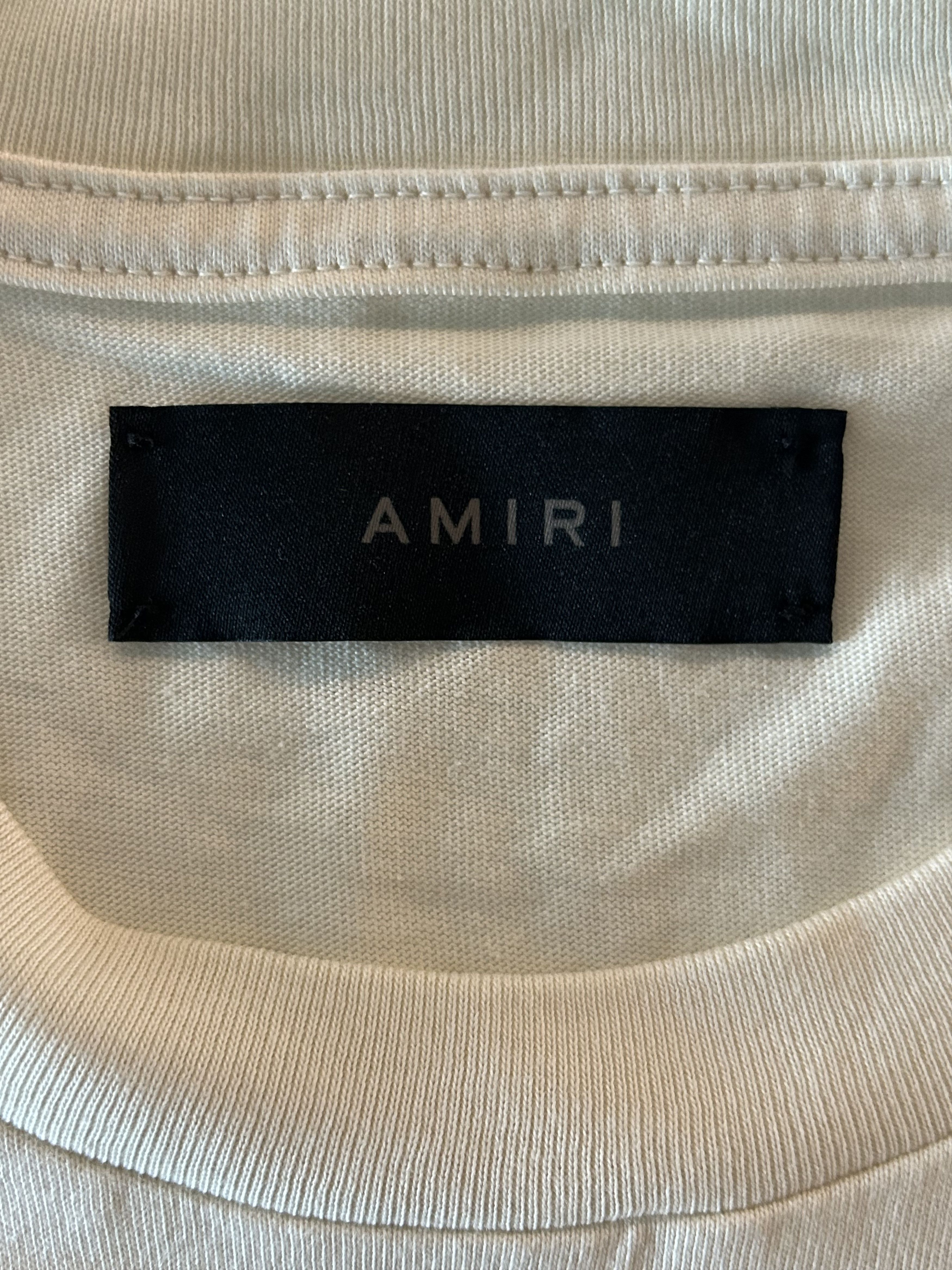 Amiri Amiri White & Navy Arts District T-Shirt Size US XXL / EU 58 / 5 - 3 Thumbnail