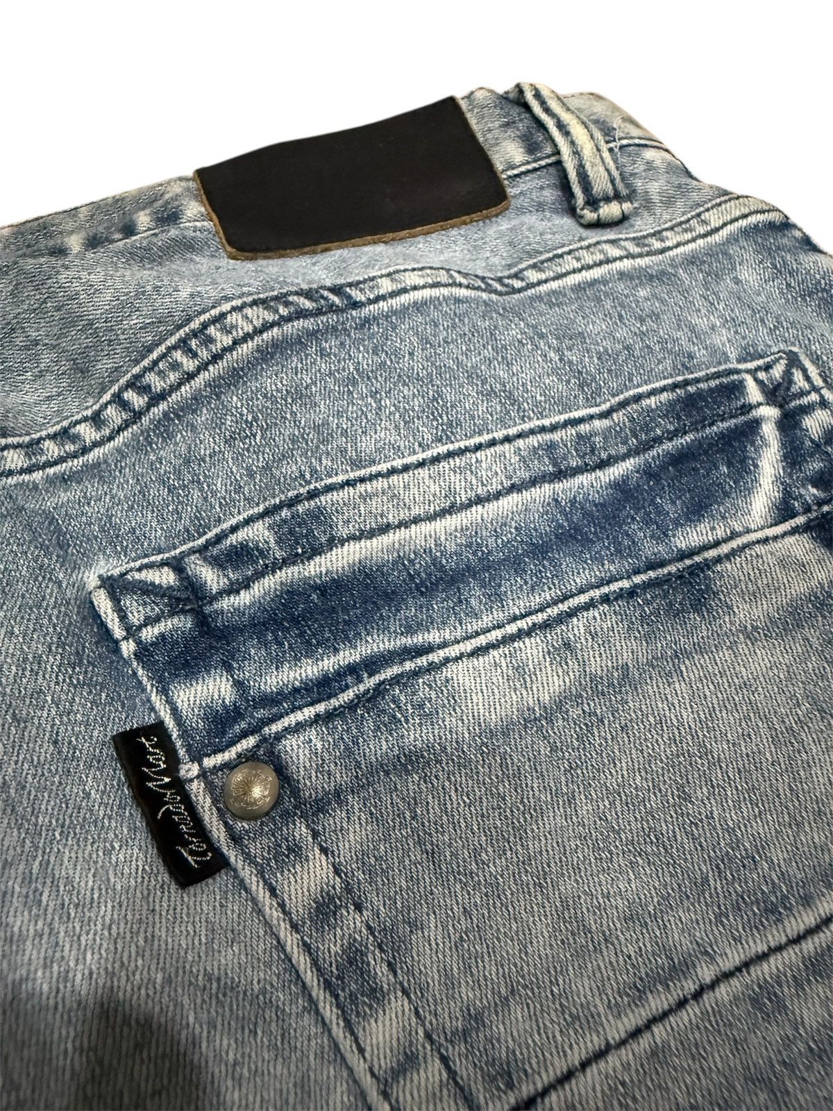Tornado Mart TORNADO MART ACID WASH BOOTCUT JEANS Size US 34 / EU 50 - 9 Thumbnail
