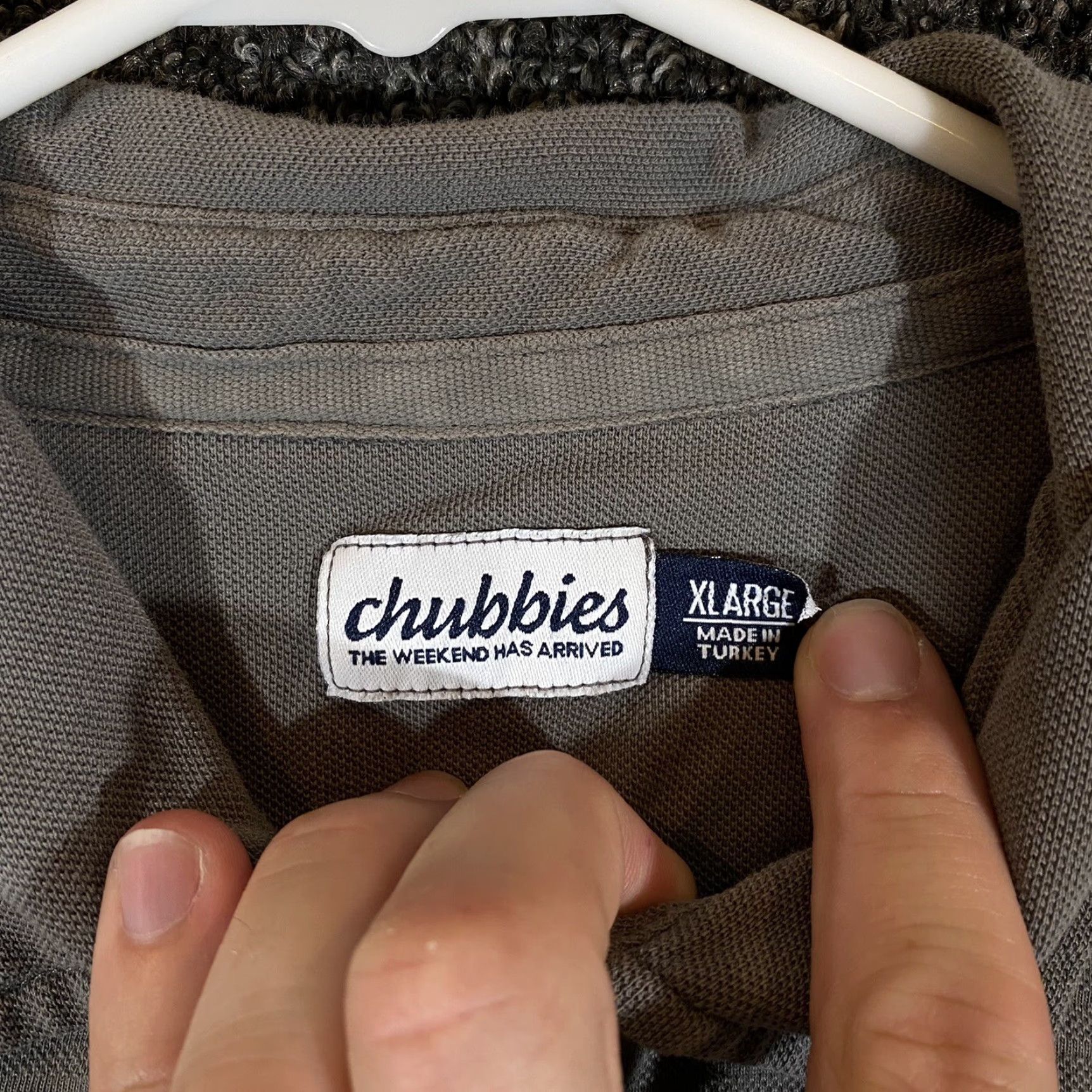 Chubbies VINTAGE Chubbies Polo Shirt Mens XL Gray Casual Golf Short Sleeve Performance Size US XL / EU 56 / 4 - 3 Thumbnail