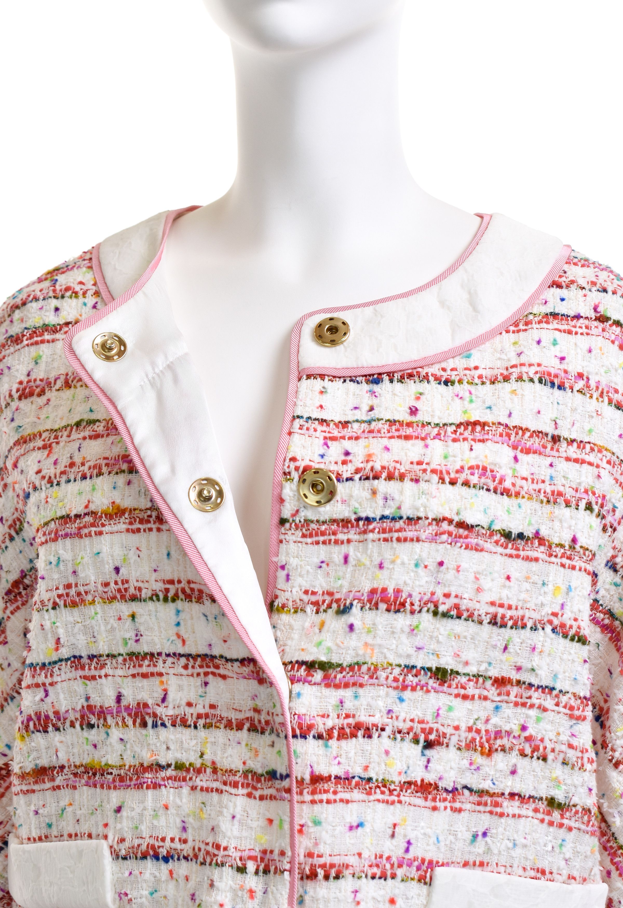 Moschino MOSCHINO BOUTIQUE Tweed Suit Blazer Jacket 10US Size L / US 10 / IT 46 - 6 Thumbnail