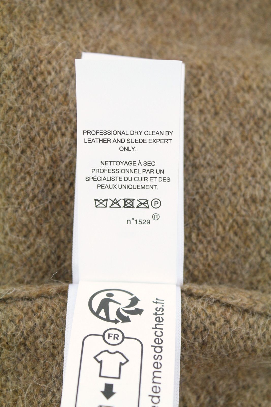 Ralph Lauren BROWN S Wool Alpaca Elbow Patch Pullover 86933 Size US S / EU 44-46 / 1 - 9 Thumbnail